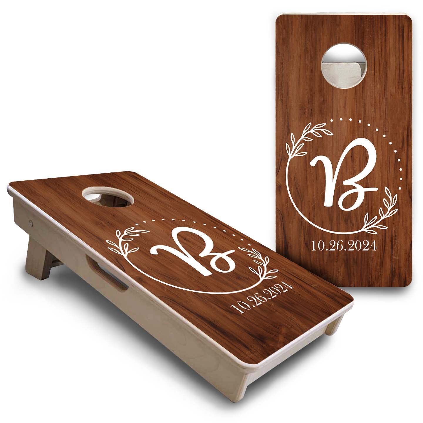 Mini Cornhole Boards - Laurel Wreath