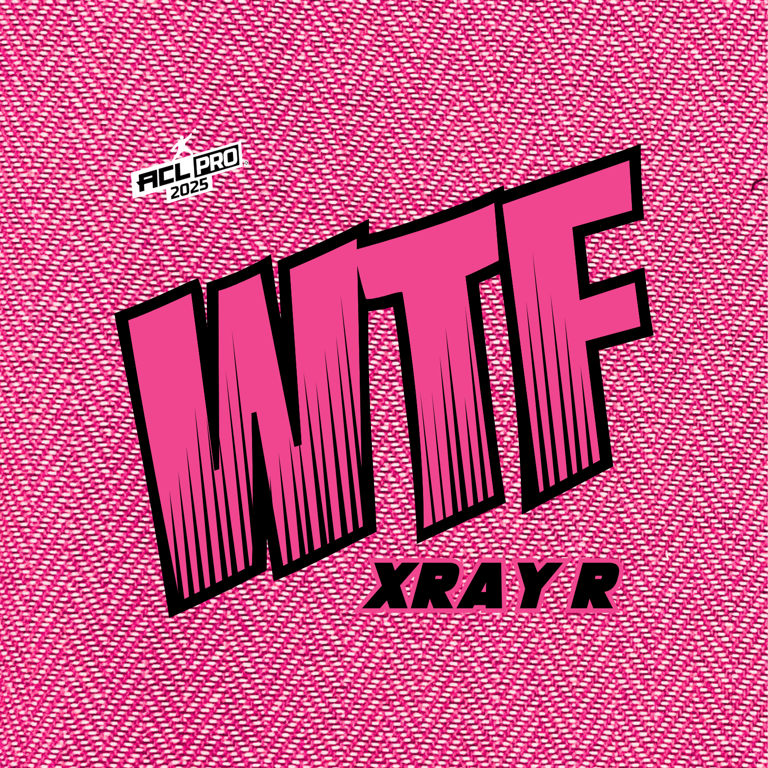2026 WTF Cornhole X-RAY Pink carpet - ACL Pro Stamped Cornhole Bags - Set of 4 bags