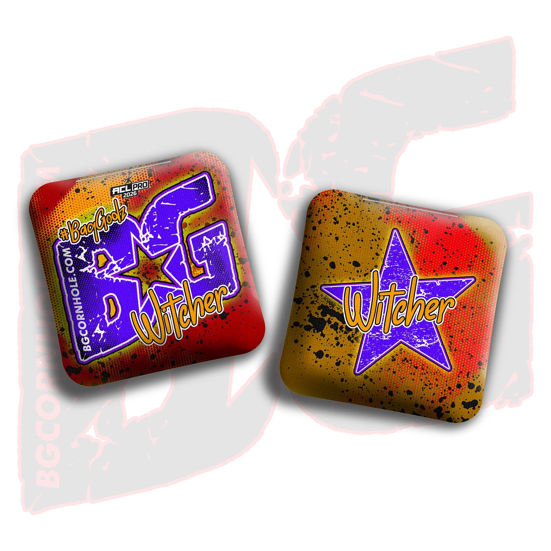 BG Cornhole 2026 Multiple Bag Models “GRIME TIME” - ACL Pro Stamped Cornhole Bags - SET OF 4 BAGS