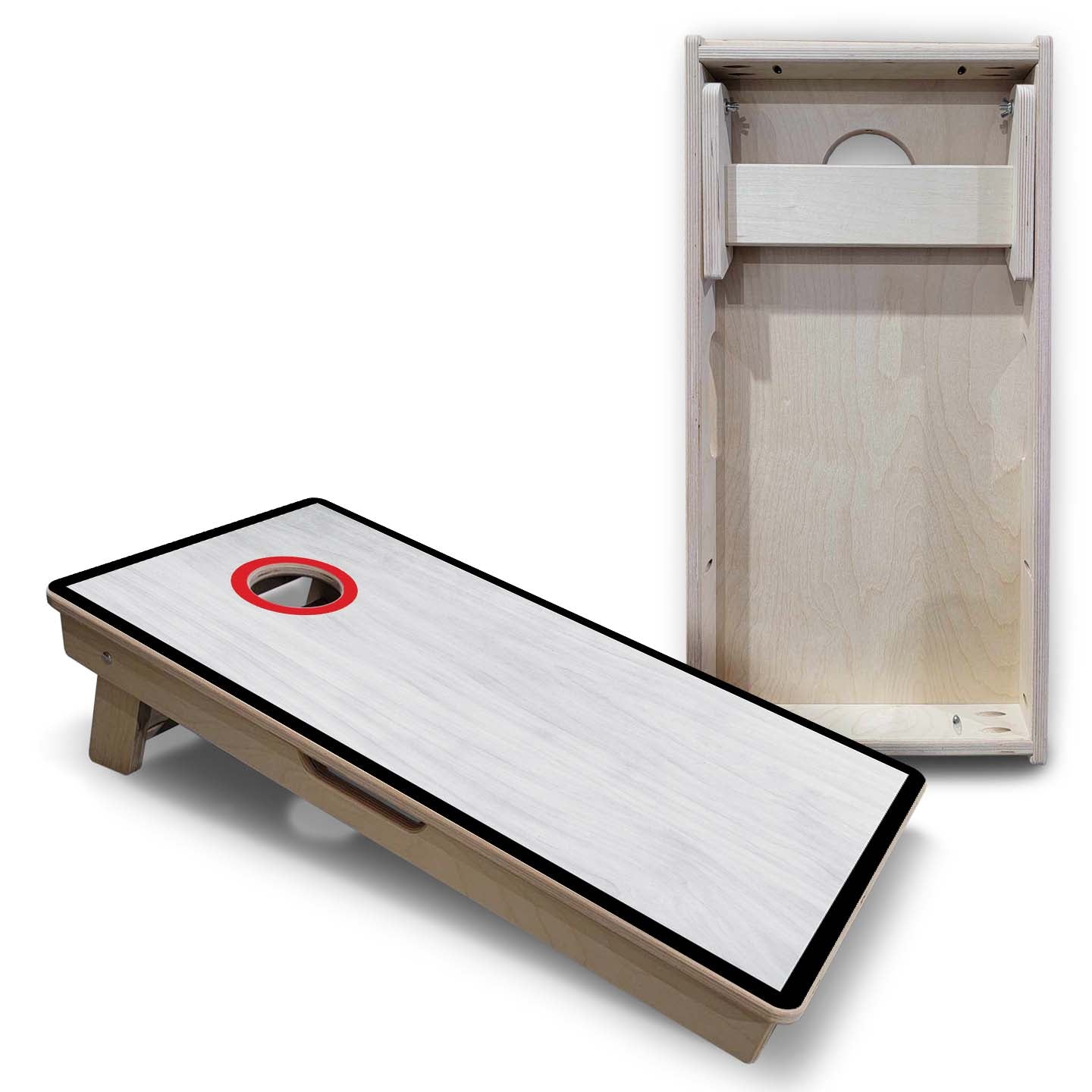 Vacation Cornhole Boards - Grey Wash