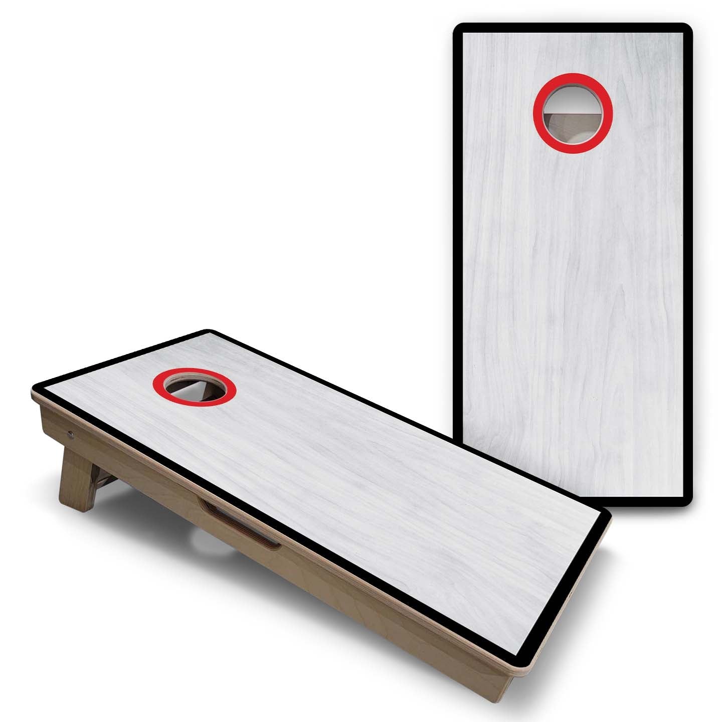 Vacation Cornhole Boards - Grey Wash