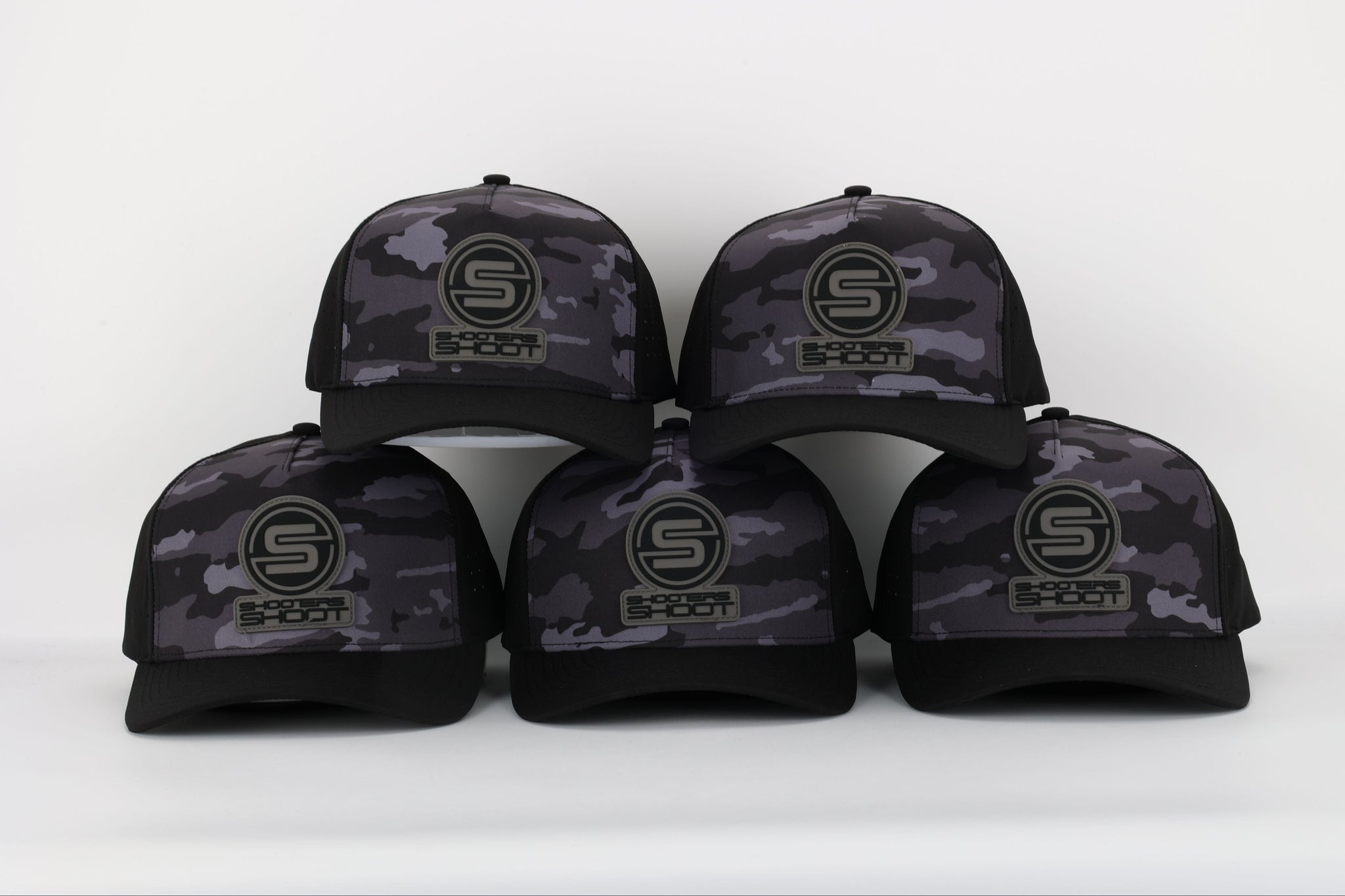Killshots Cornhole 5 Panel Round-Bill Snap-Back "Assault" Hat - Camo
