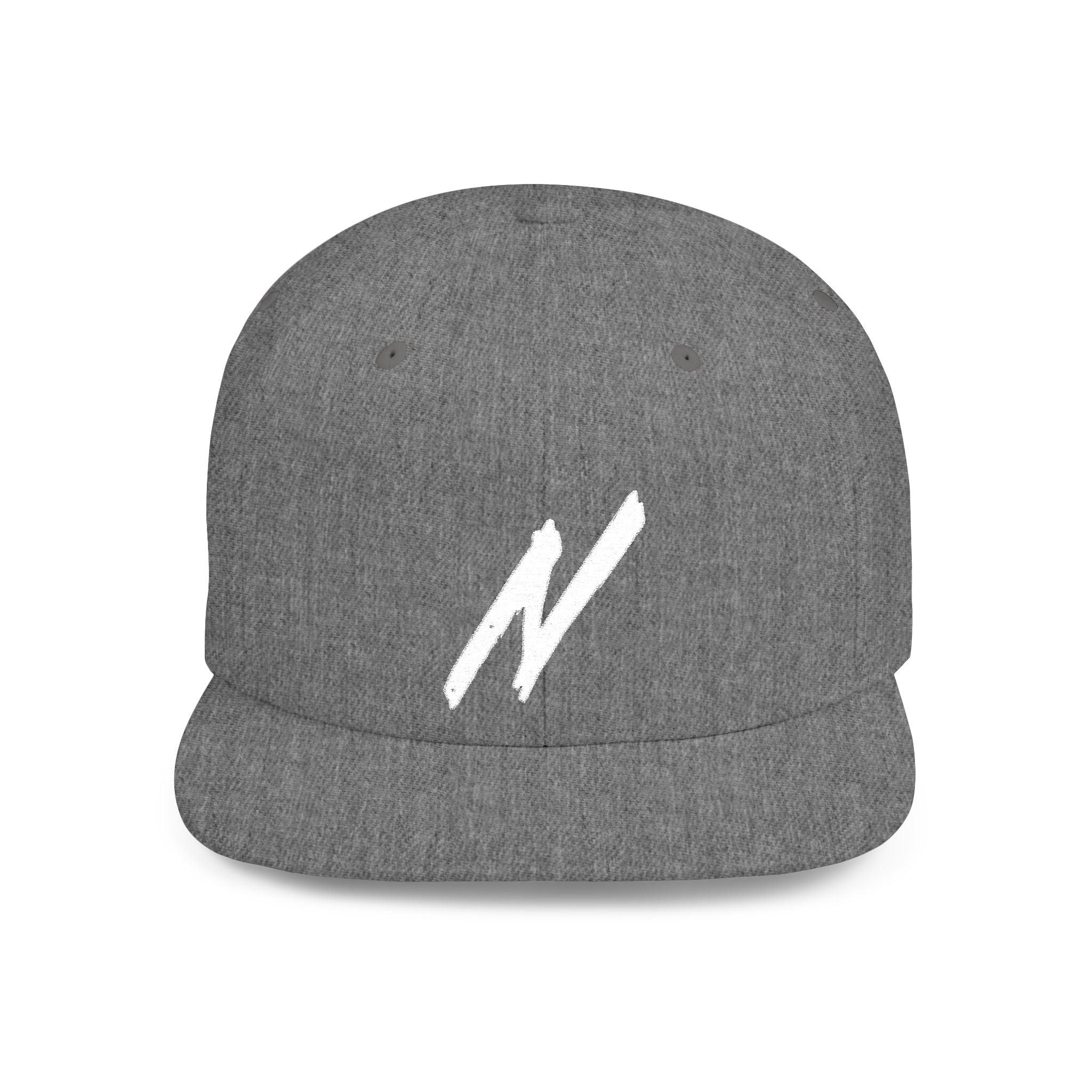 NICE Throw Shop Flat Bill Snapback with N Design – Multiple Colors