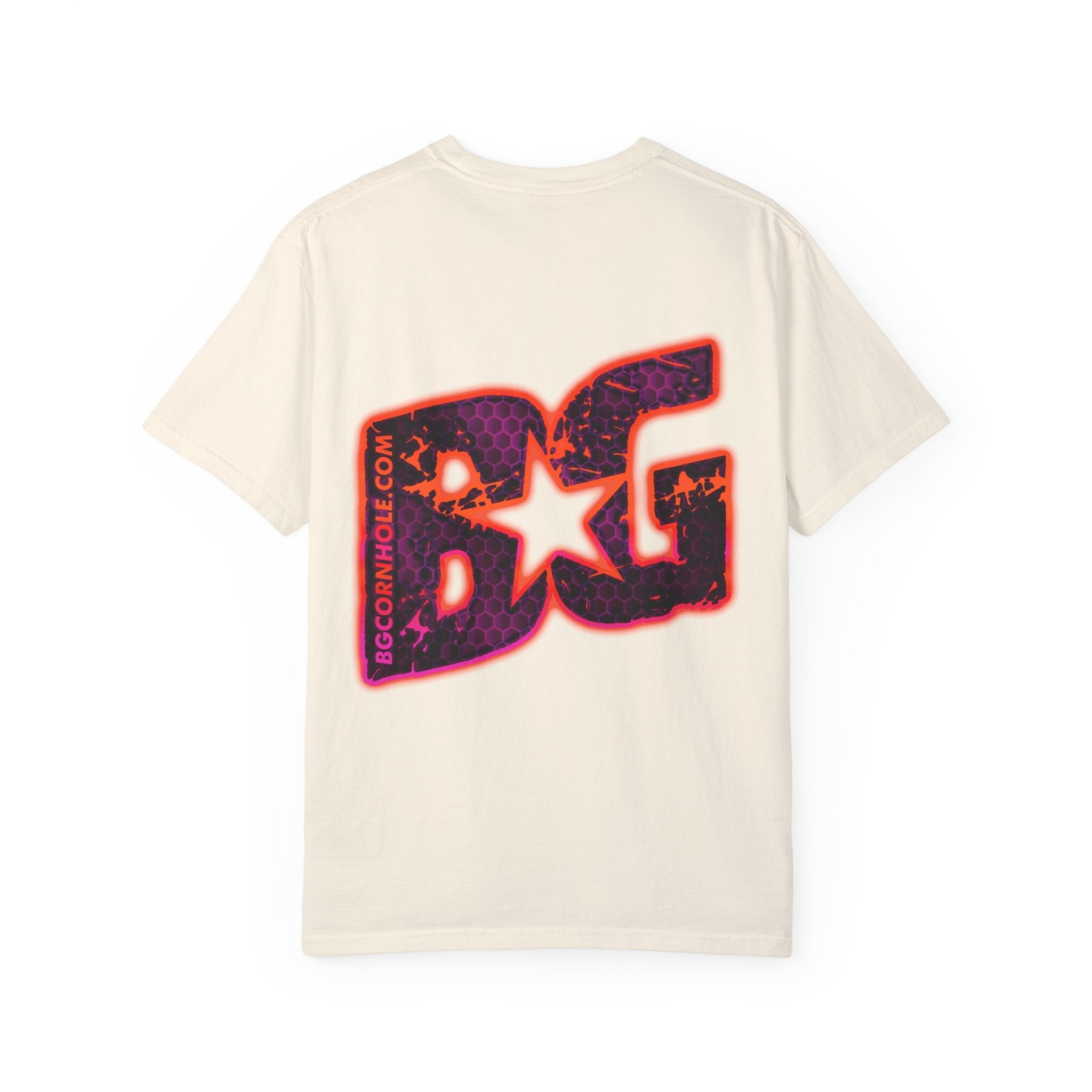 BG Cornhole Orange/Purple Hex Glow Unisex Comfort Colors - Multiple Colors