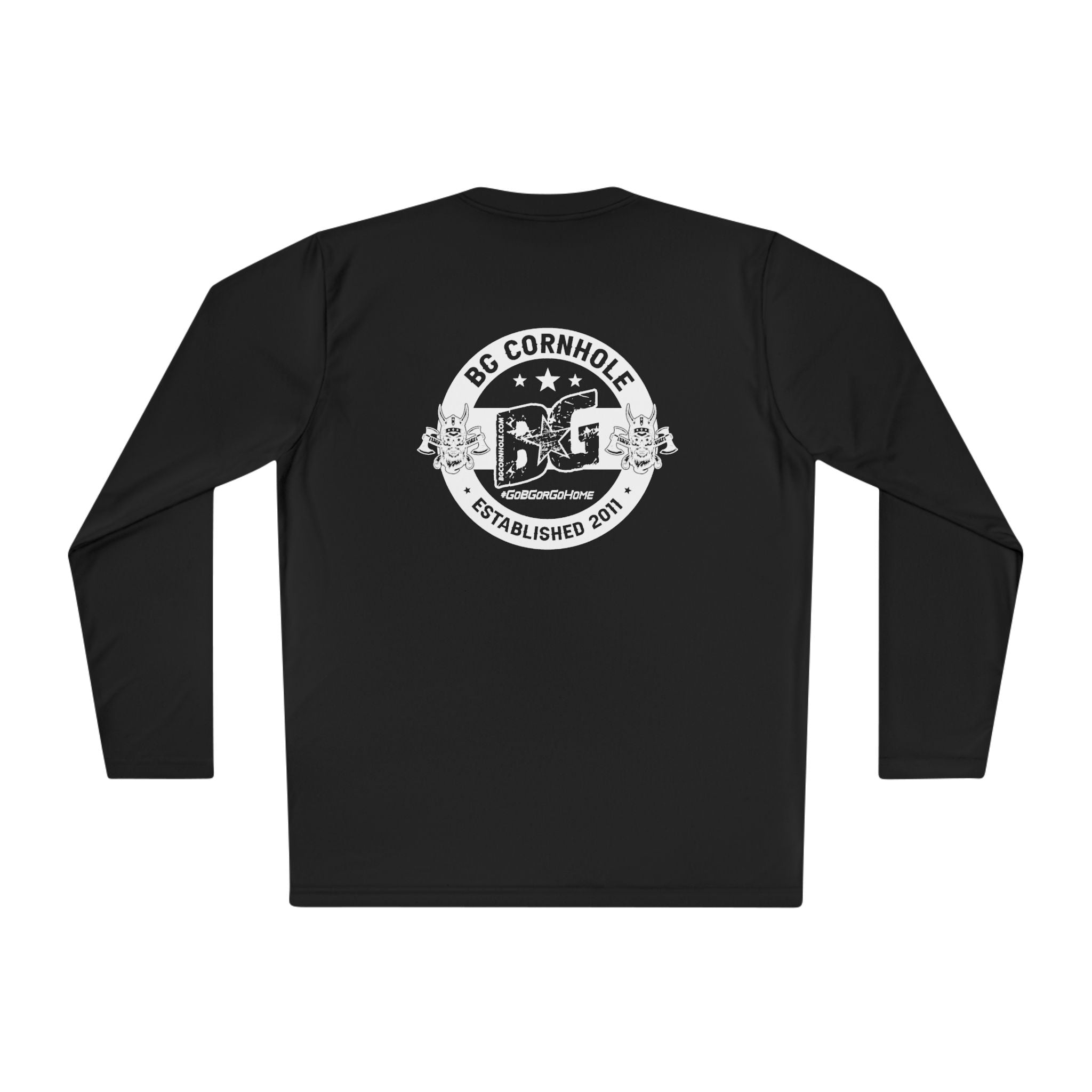 BG Cornhole Unisex Lightweight Polyester Long Sleeve Tee - Multiple Colors