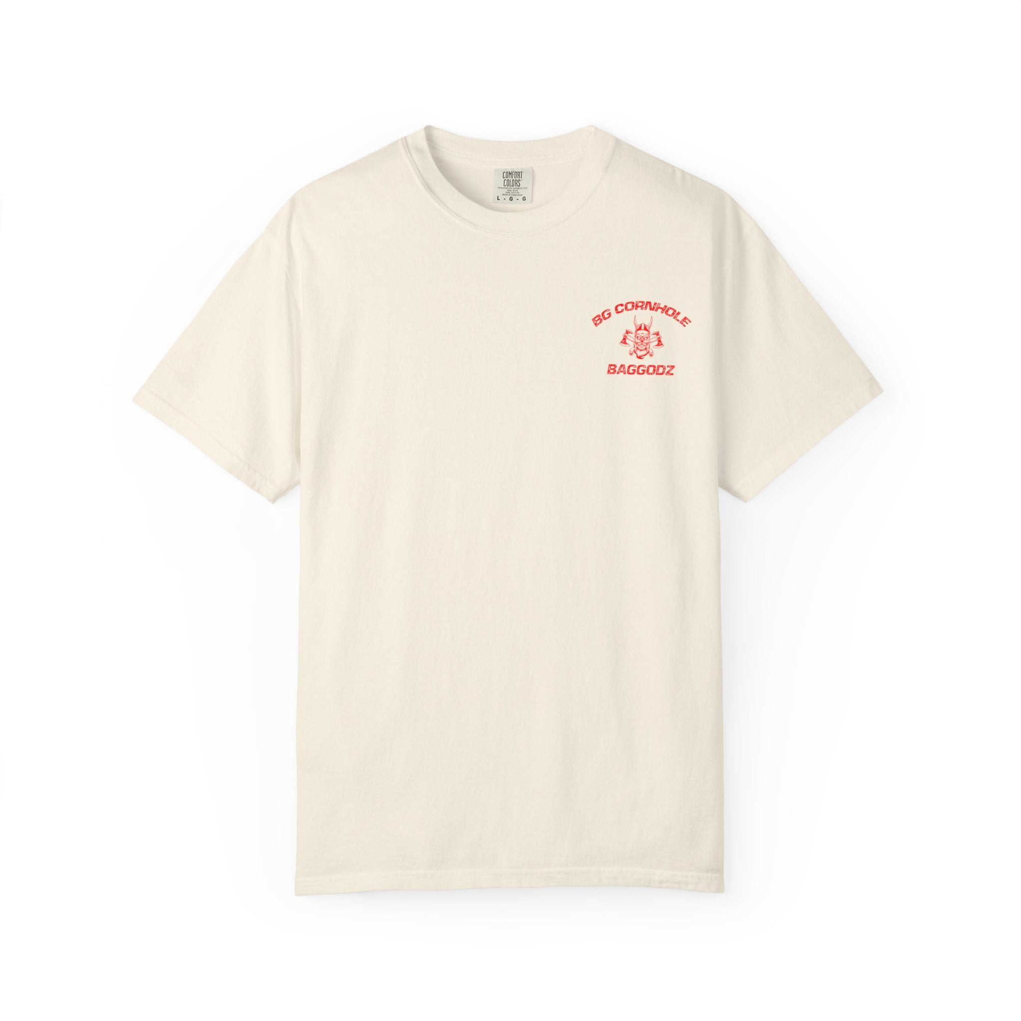 BG Cornhole Red Wavy Badgodz Unisex Tee - Multiple Colors