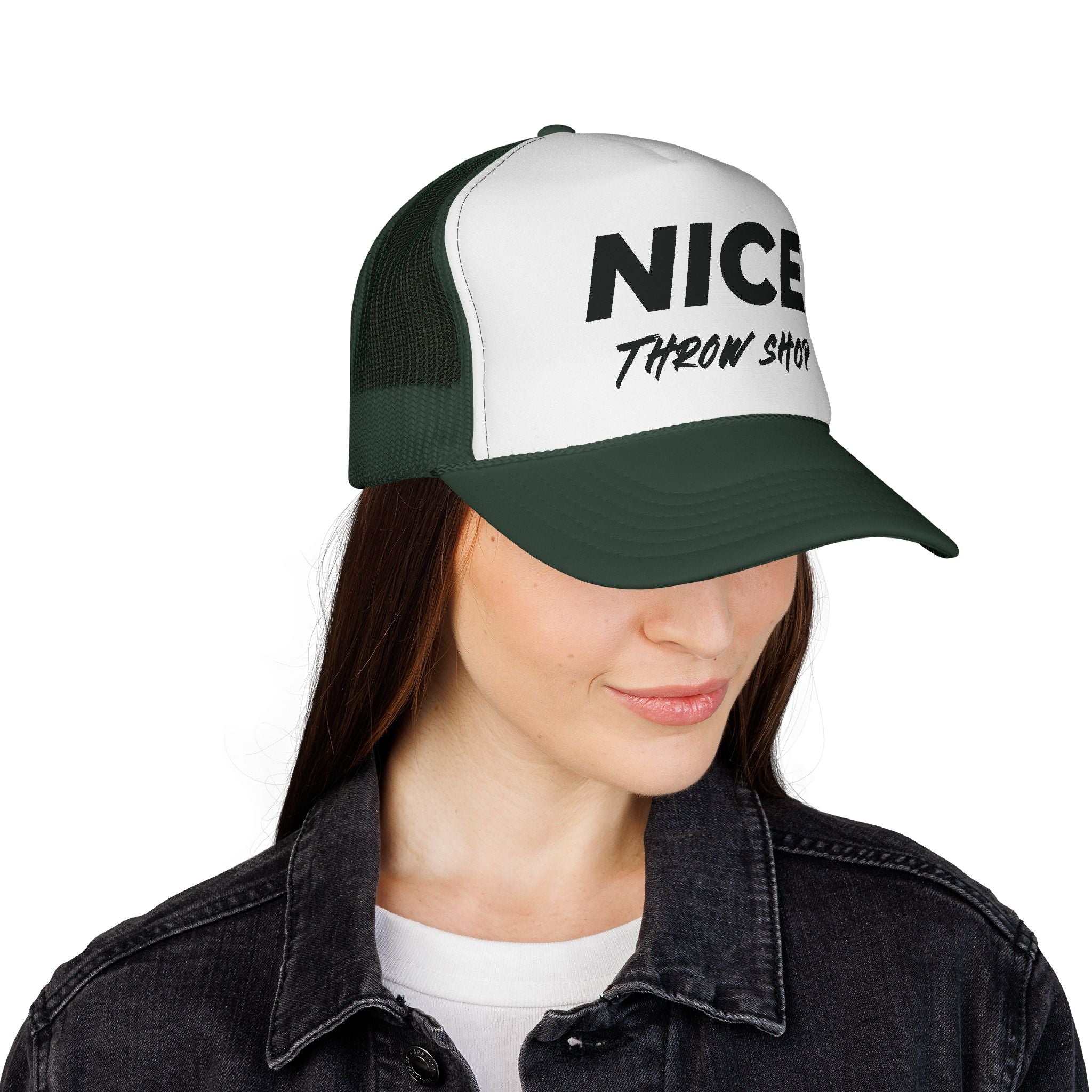 NICE Throw Shop Mesh Trucker Cap – Multiple Colors
