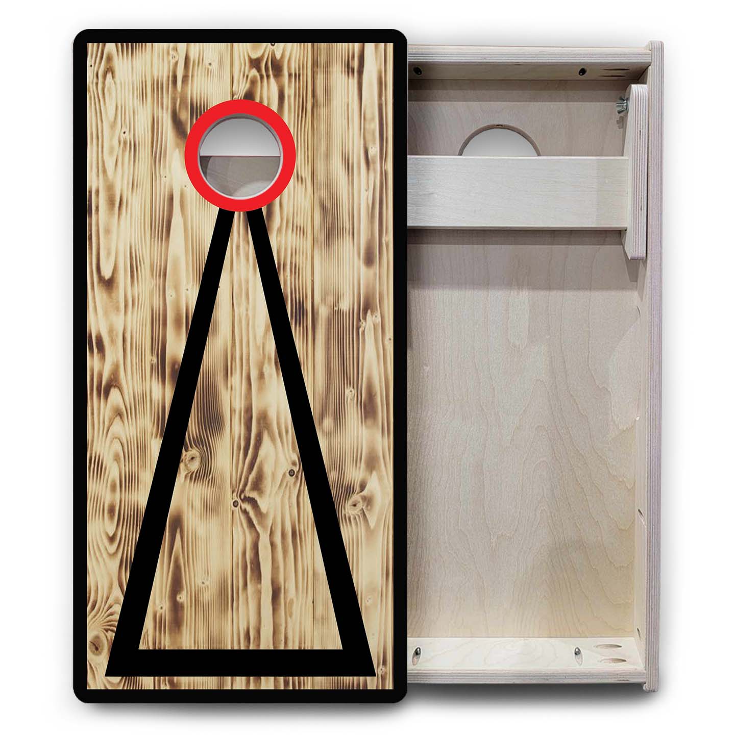 Vacation Cornhole Boards - Burnt Triangle