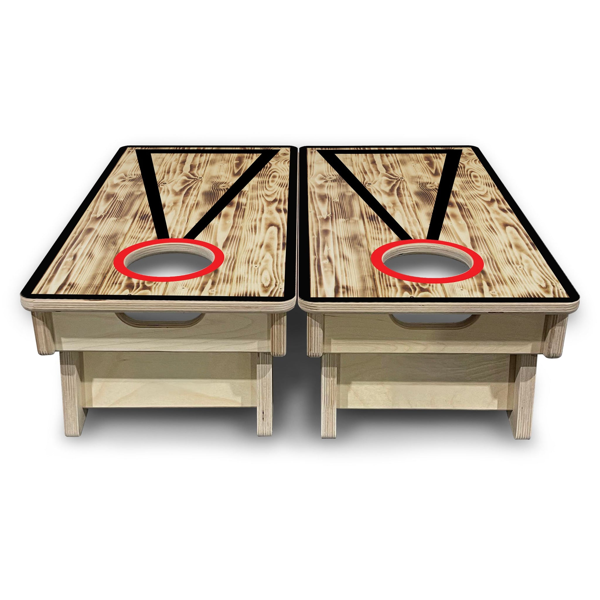 Mini Cornhole Boards - Burnt Triangle