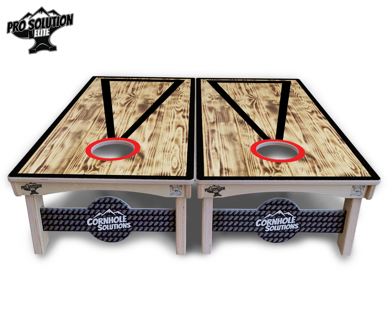 Burnt Triangle Cornhole Boards - Pro Solution Elite Series