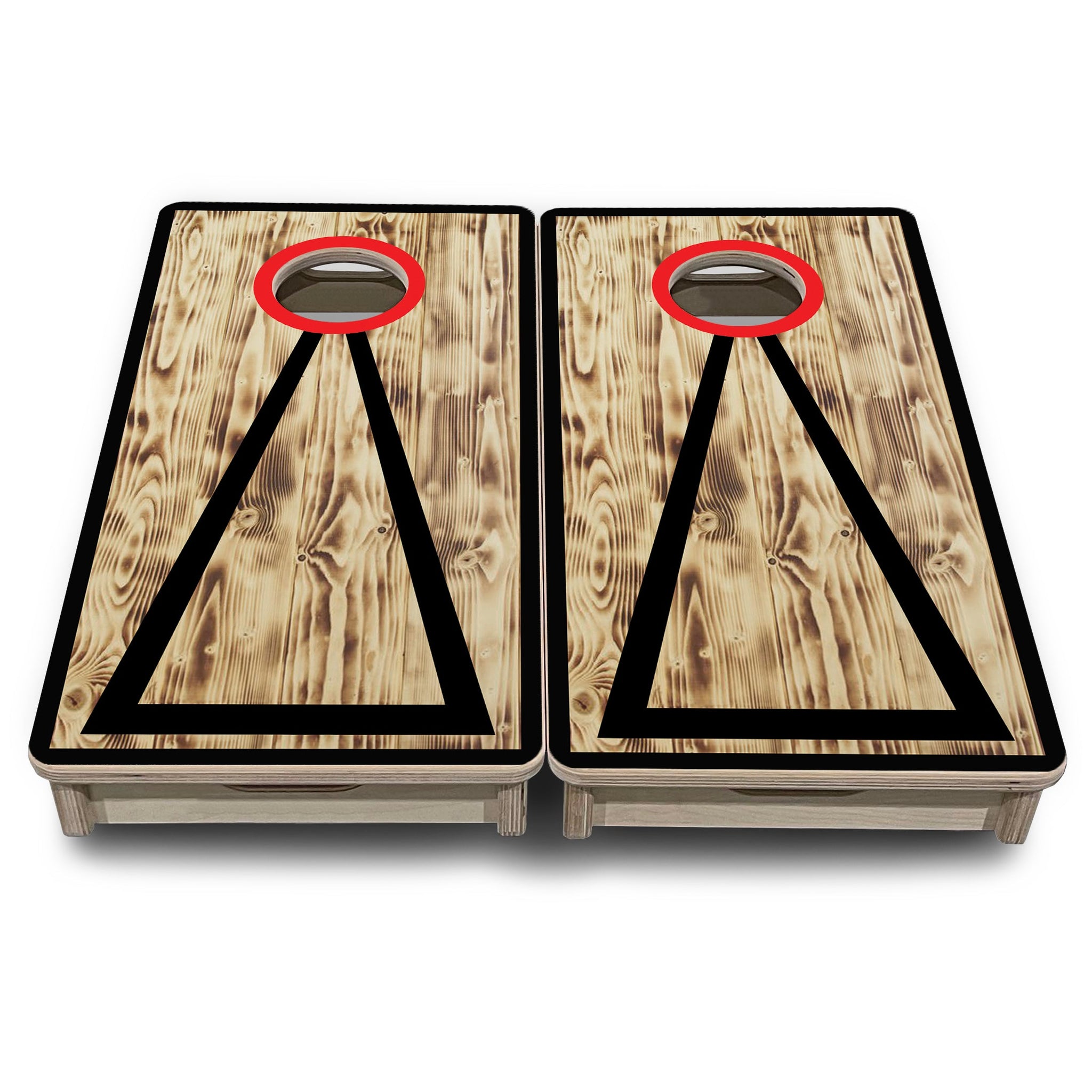 Mini Cornhole Boards - Burnt Triangle