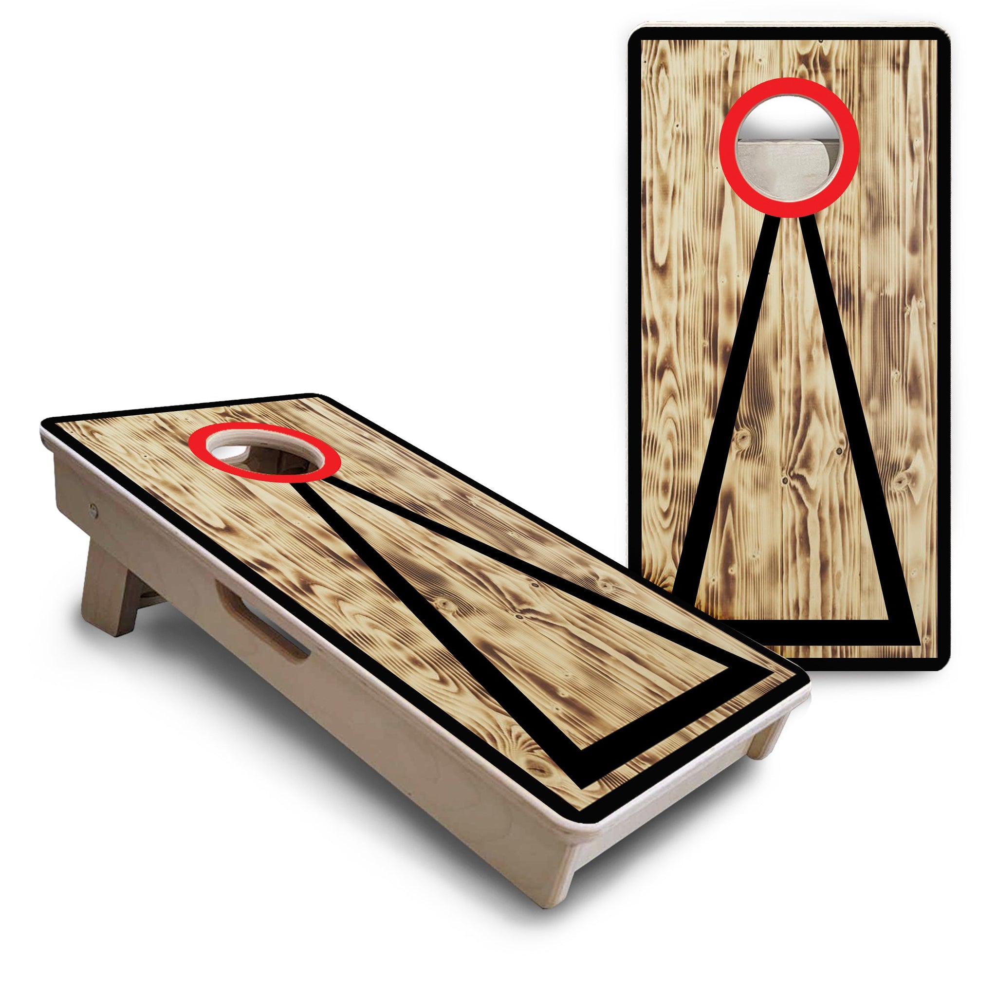 Mini Cornhole Boards - Burnt Triangle