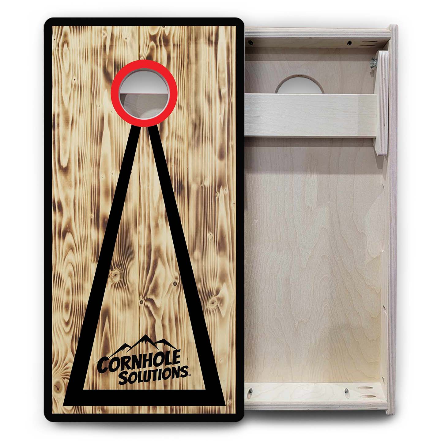 Vacation Cornhole Boards - Burnt Triangle