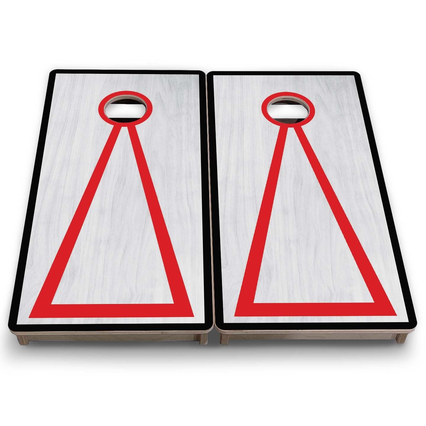 Vacation Cornhole Boards - Grey Wash
