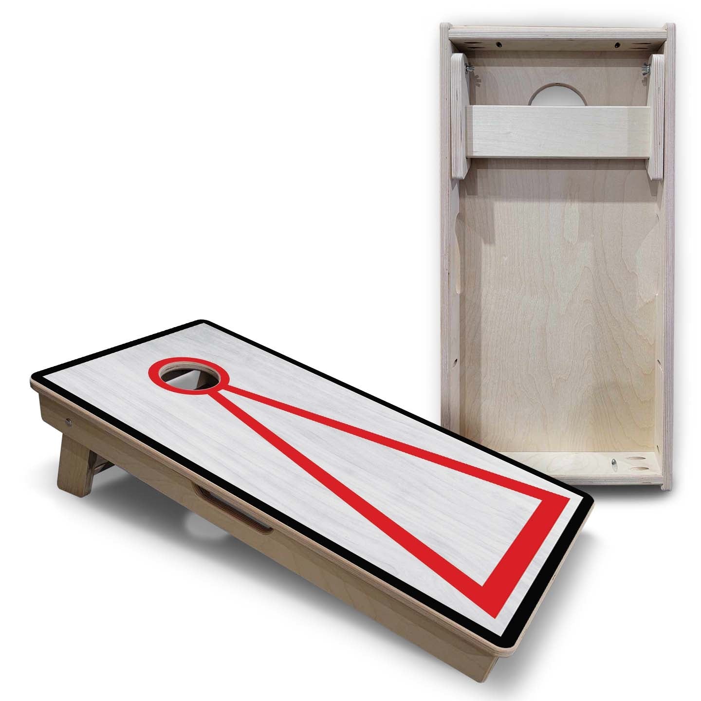 Vacation Cornhole Boards - Grey Wash