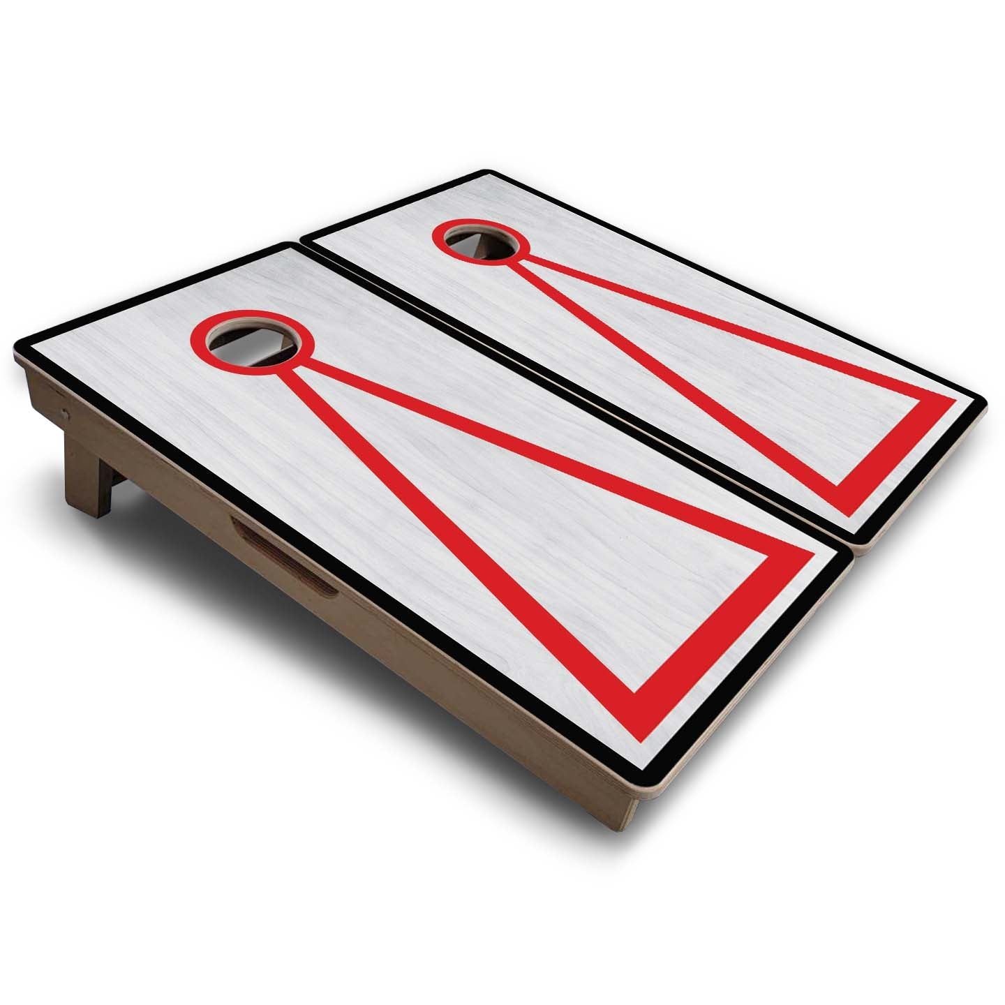 Vacation Cornhole Boards - Grey Wash