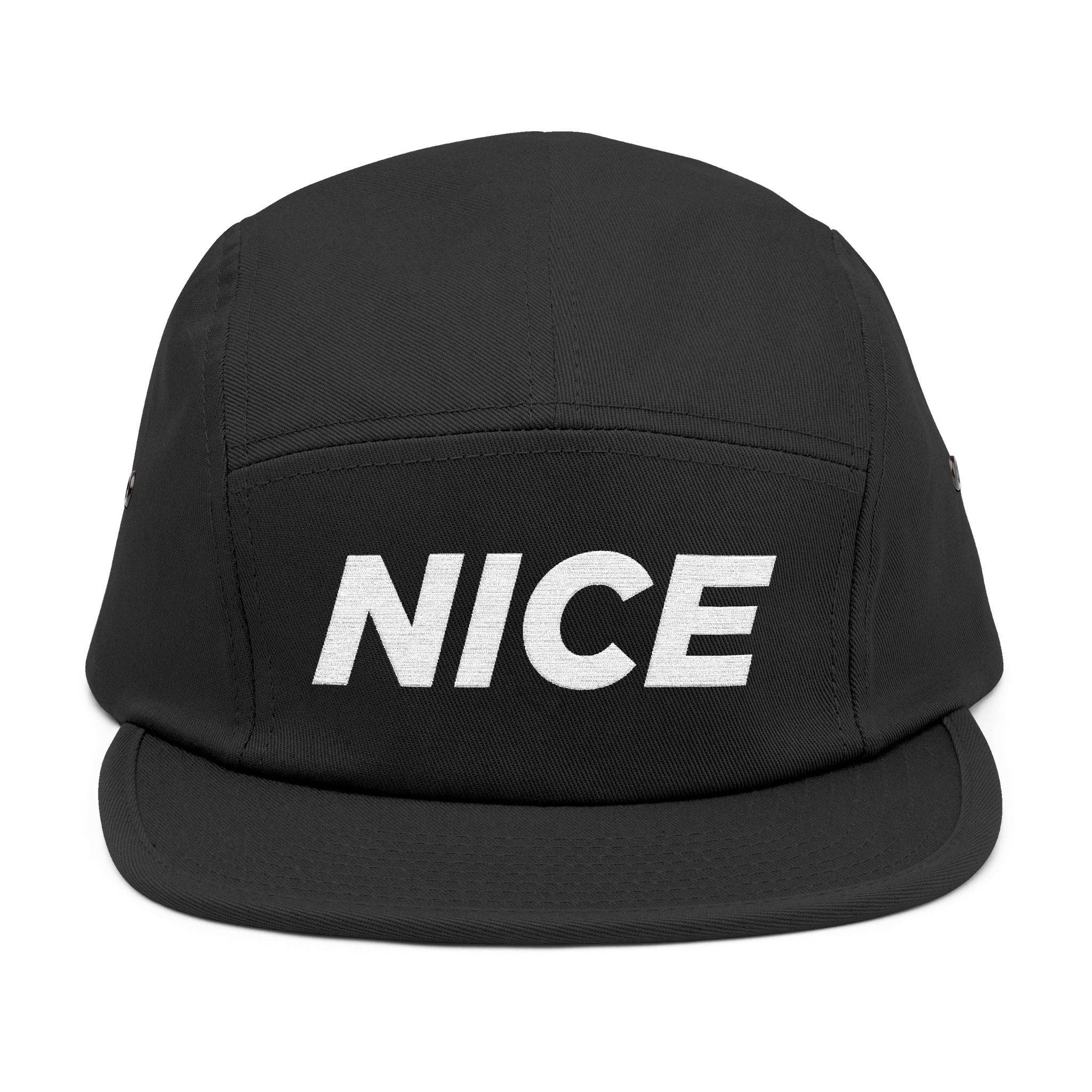 NICE Throw Shop 5 Panel Cap (Embroidered) – Multiple Colors