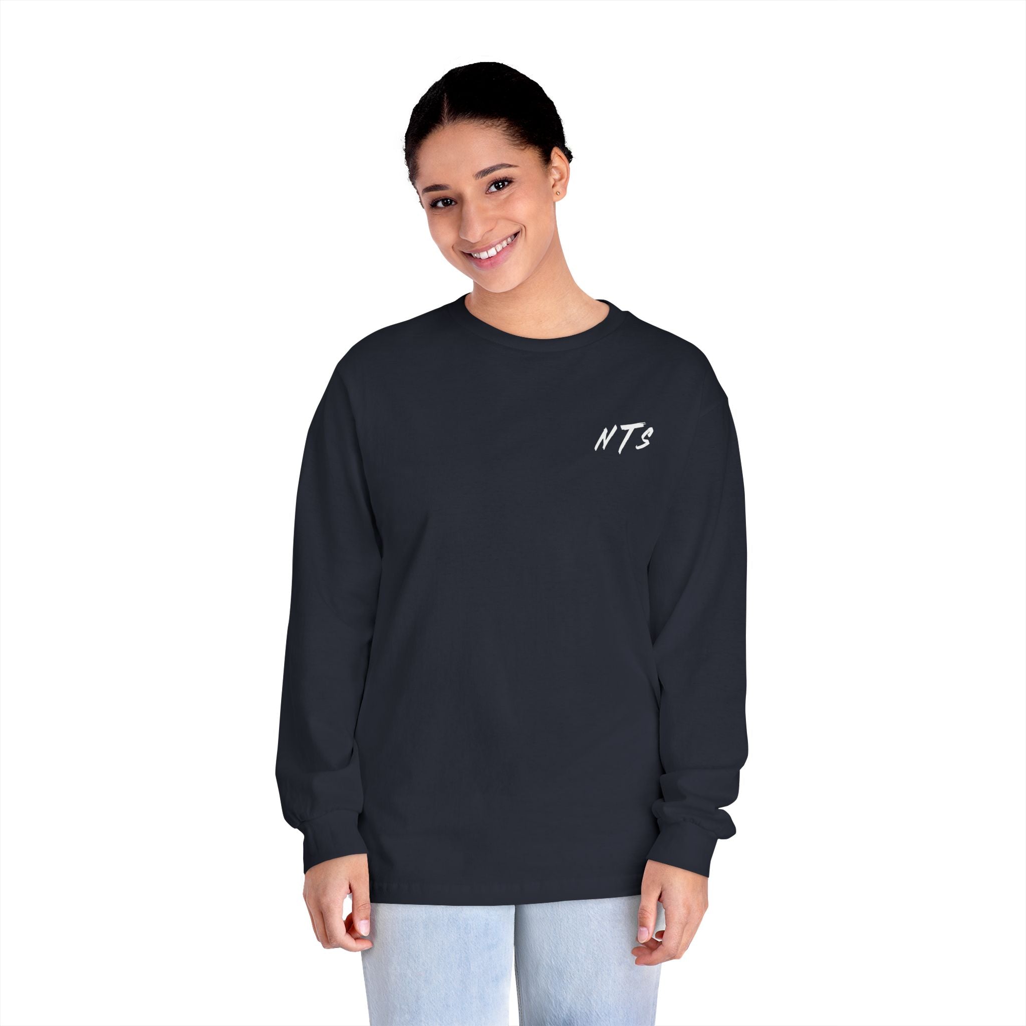 NICE Throw Shop Unisex Long Sleeve Tee with NTS Design – Multiple Colors