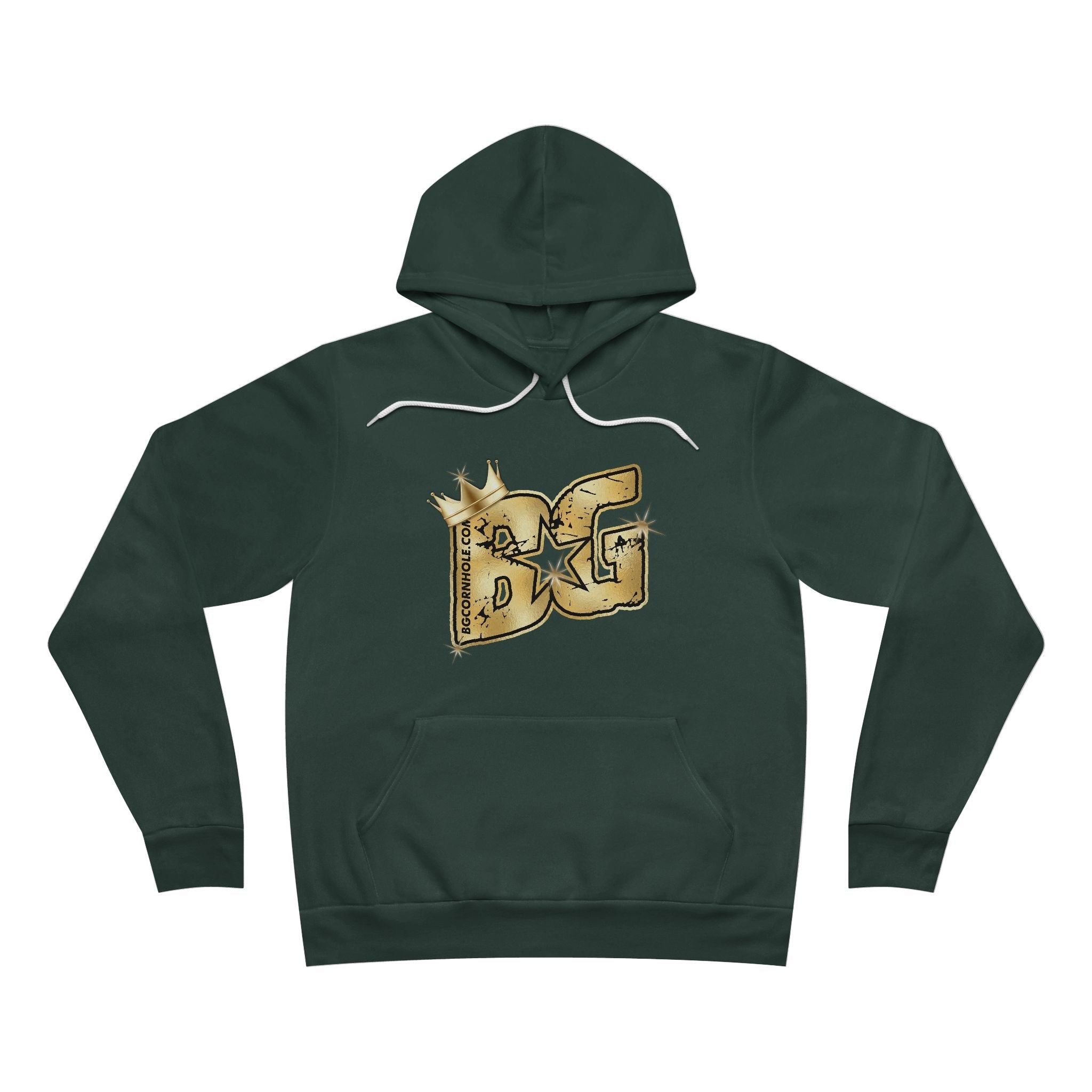 BG Cornhole - BG Crown Unisex Fleece Hoodie - Multiple Colors