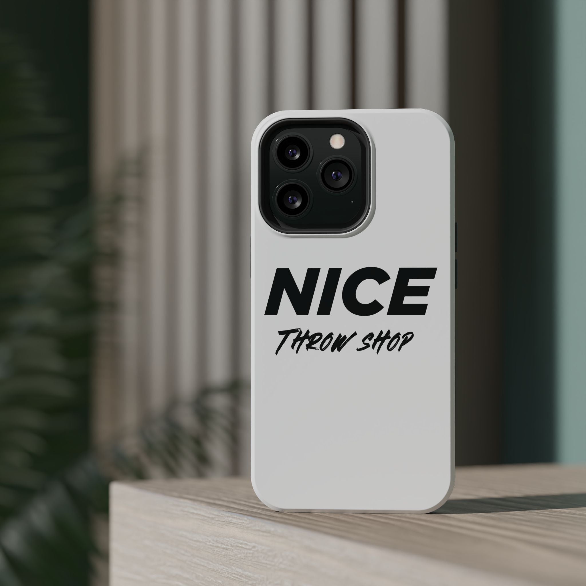 NICE Throw Shop Magnetic iPhone Case – Durable MagSafe® Cover (Supports Multiple Models)