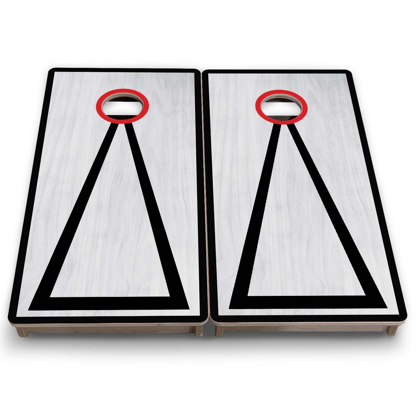 Vacation Cornhole Boards - Grey Wash