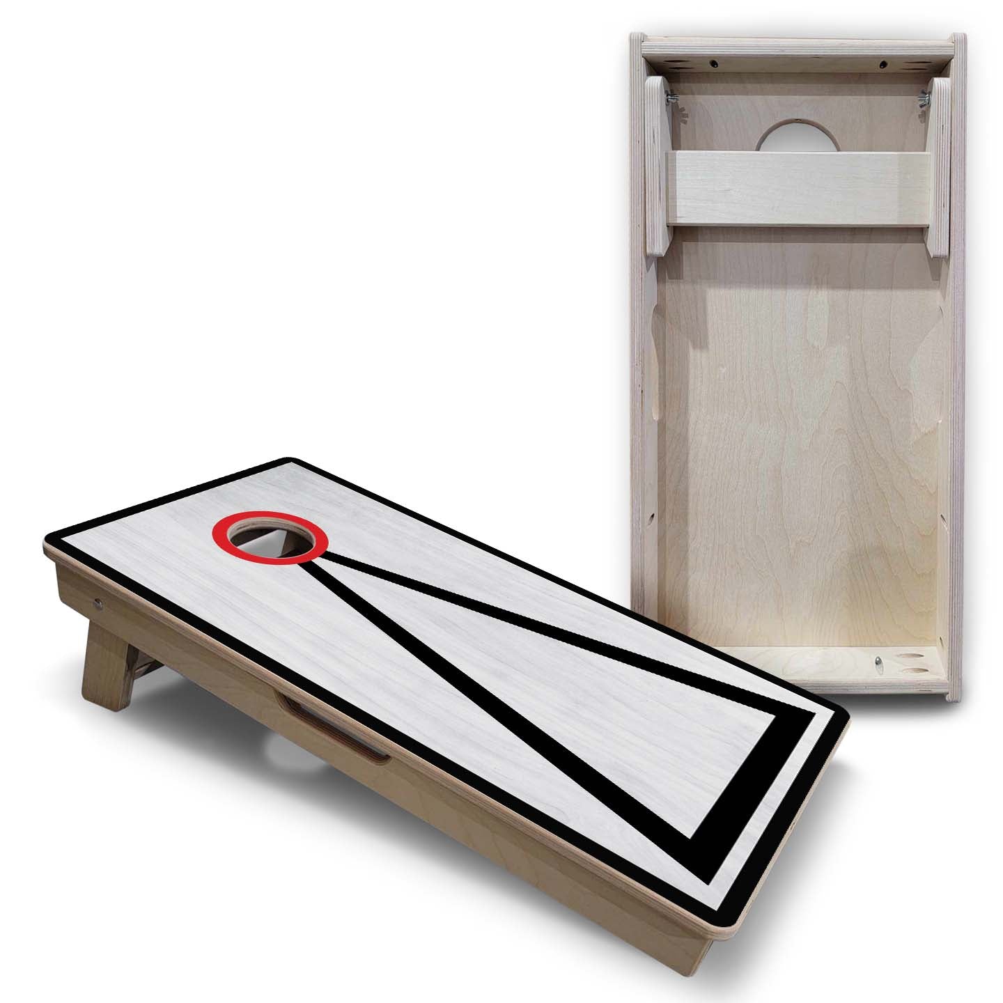 Vacation Cornhole Boards - Grey Wash