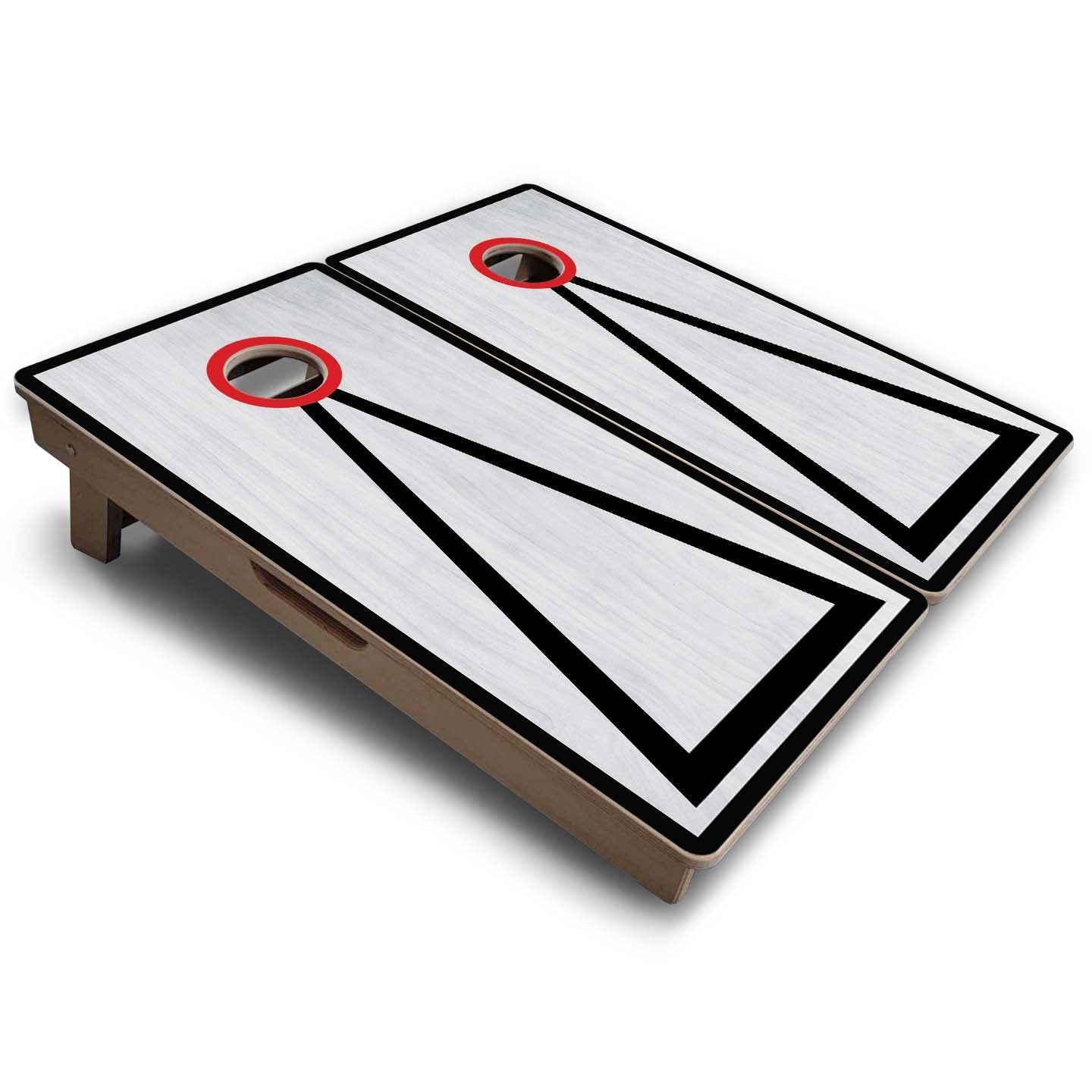 Vacation Cornhole Boards - Grey Wash