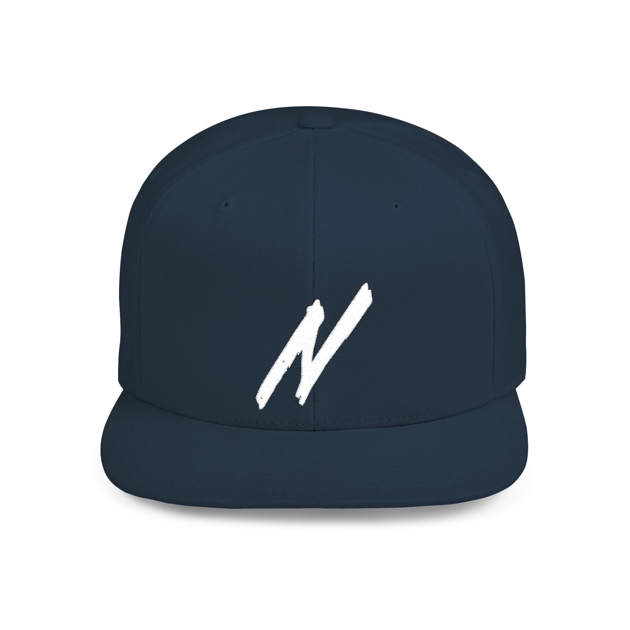 NICE Throw Shop Flat Bill Snapback with N Design – Multiple Colors