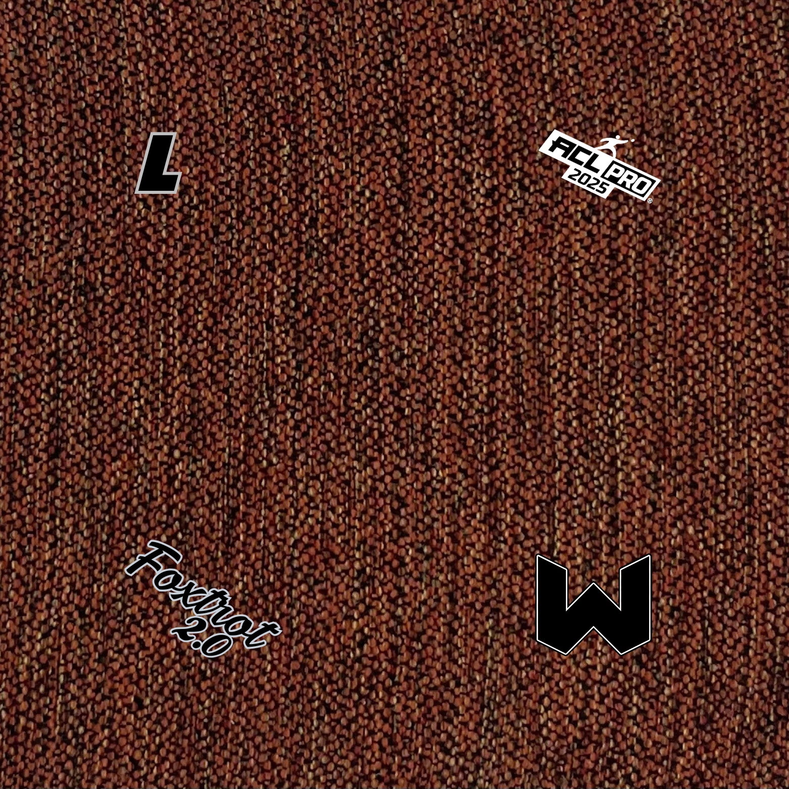 2026 WTF Cornhole Foxtrot 2.0 Minimal - ACL Pro Stamped Cornhole Bags - Set of 4 bags