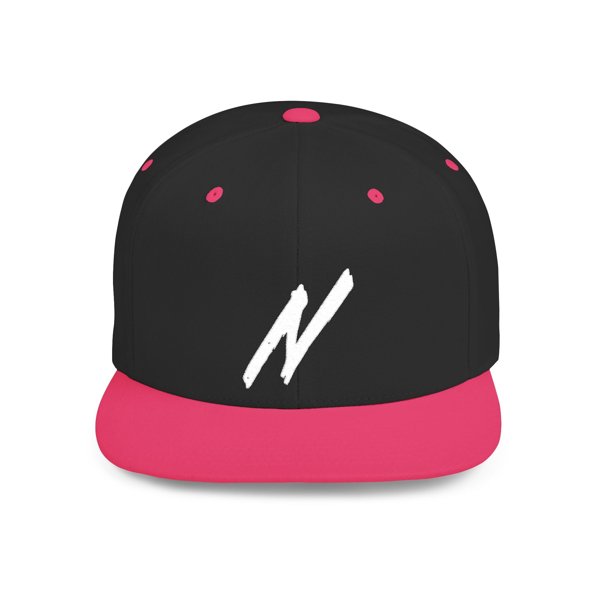 NICE Throw Shop Flat Bill Snapback with N Design – Multiple Colors