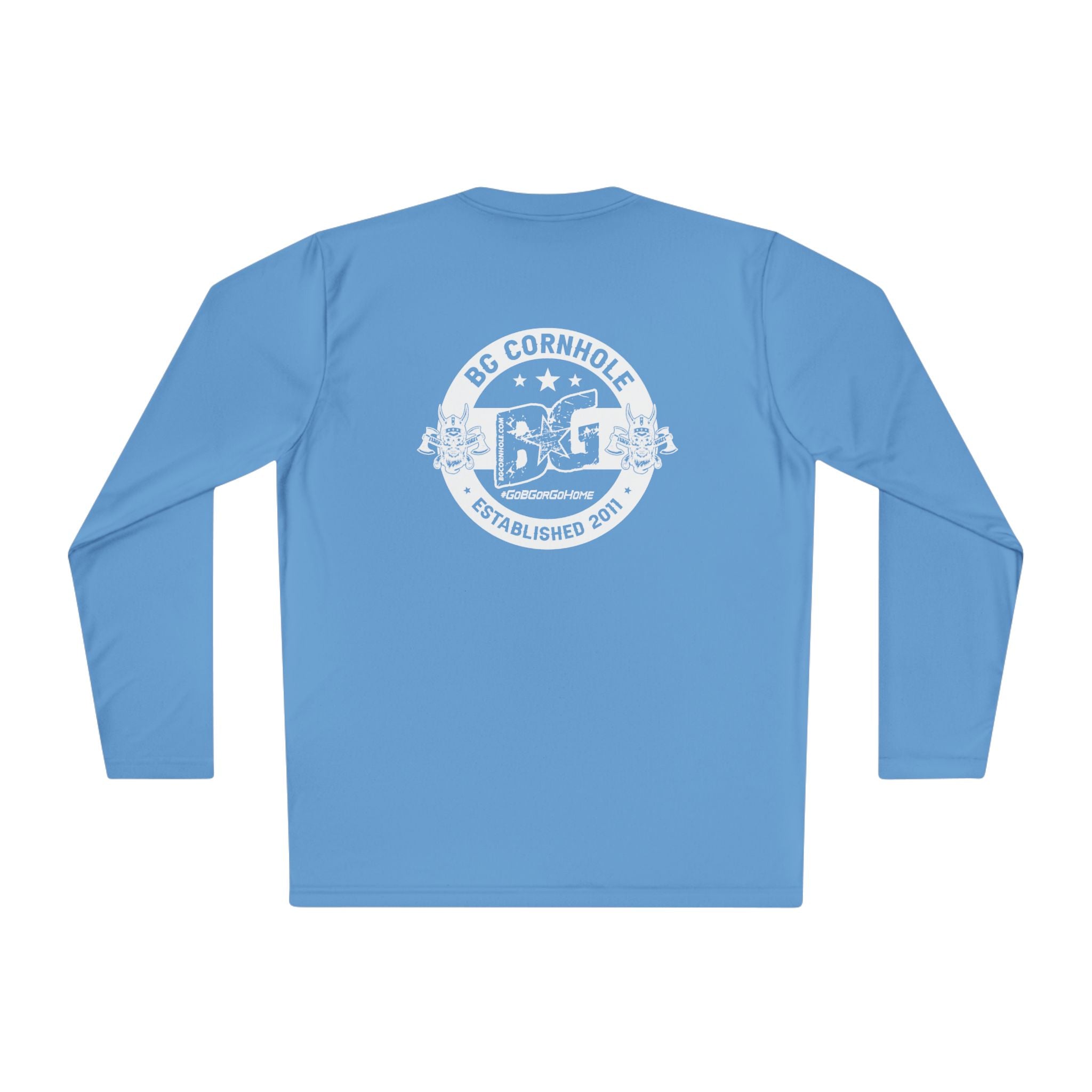 BG Cornhole Unisex Lightweight Polyester Long Sleeve Tee - Multiple Colors