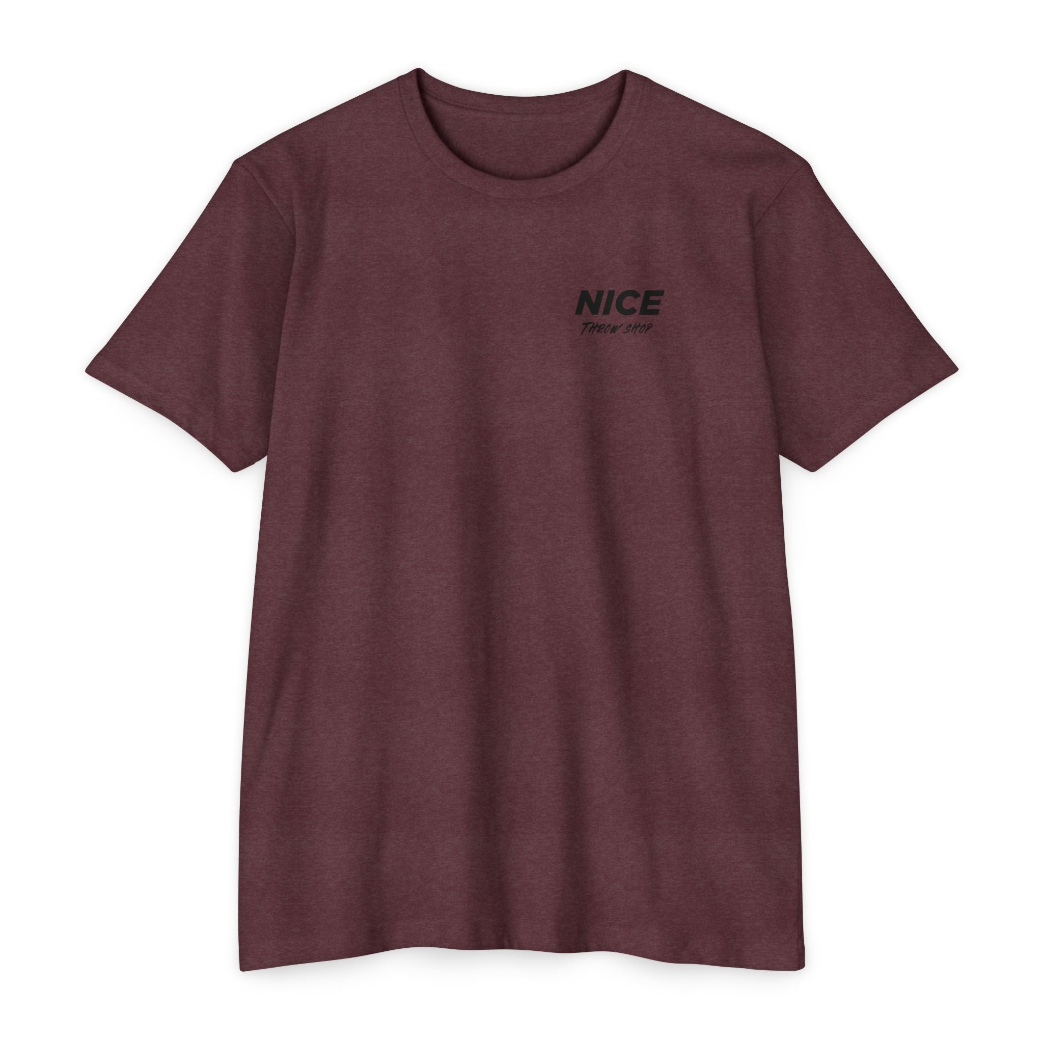 NICE Throw Shop Unisex Tee Black Logo – Multiple Colors
