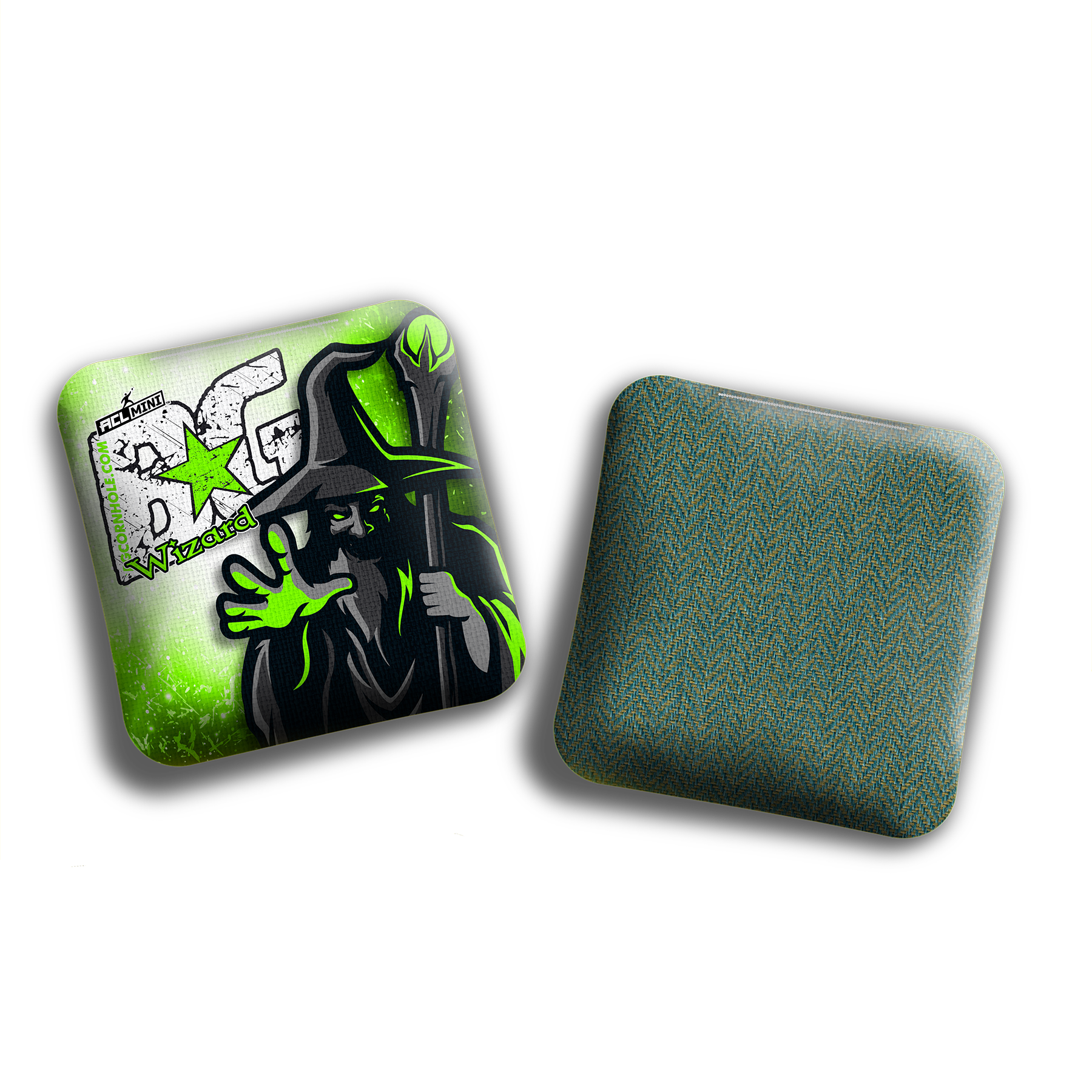 BG Cornhole 2025 BG Wizard 4" Mini Cornhole Bags - “OG WIZARD” - Set of 4 Bags