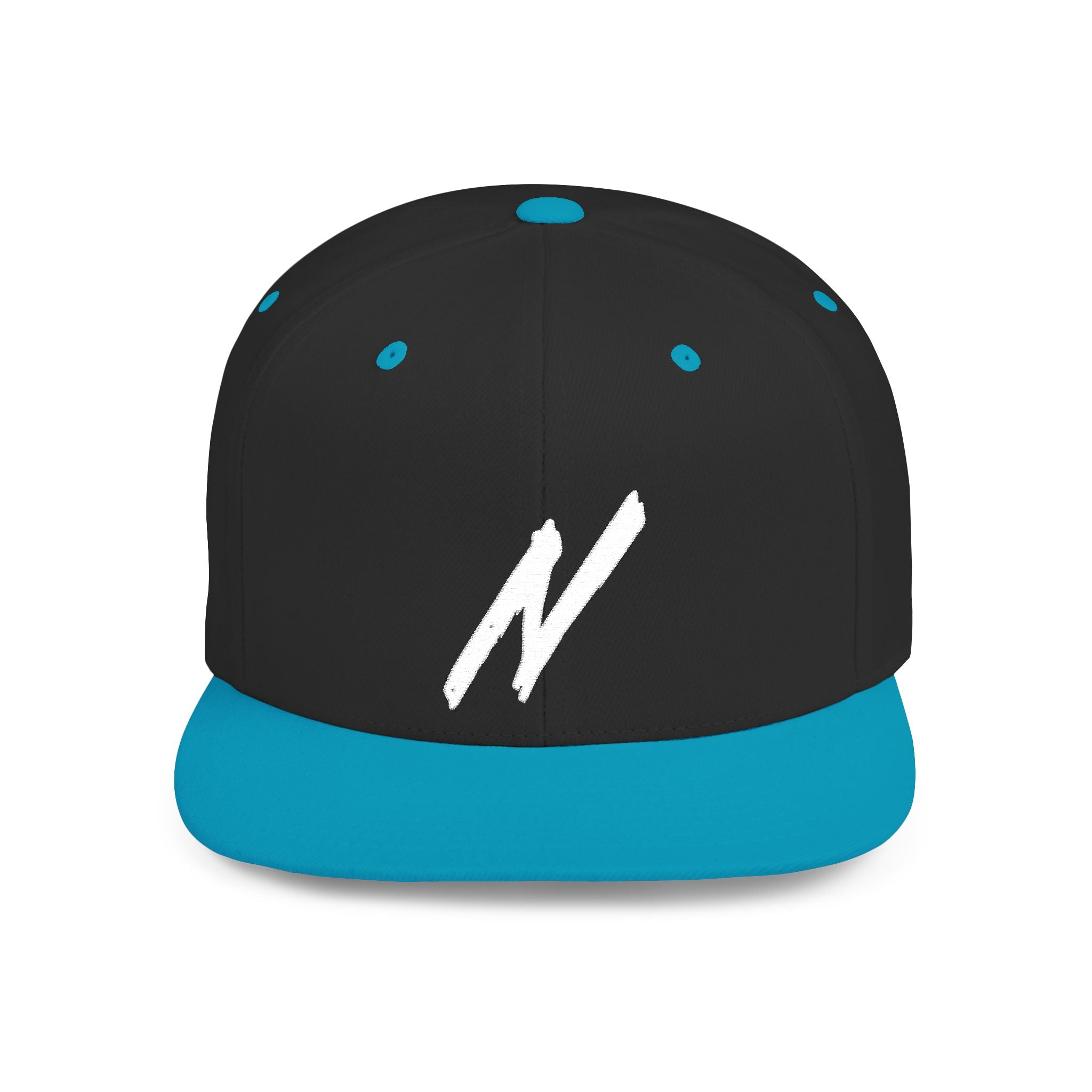 NICE Throw Shop Flat Bill Snapback with N Design – Multiple Colors