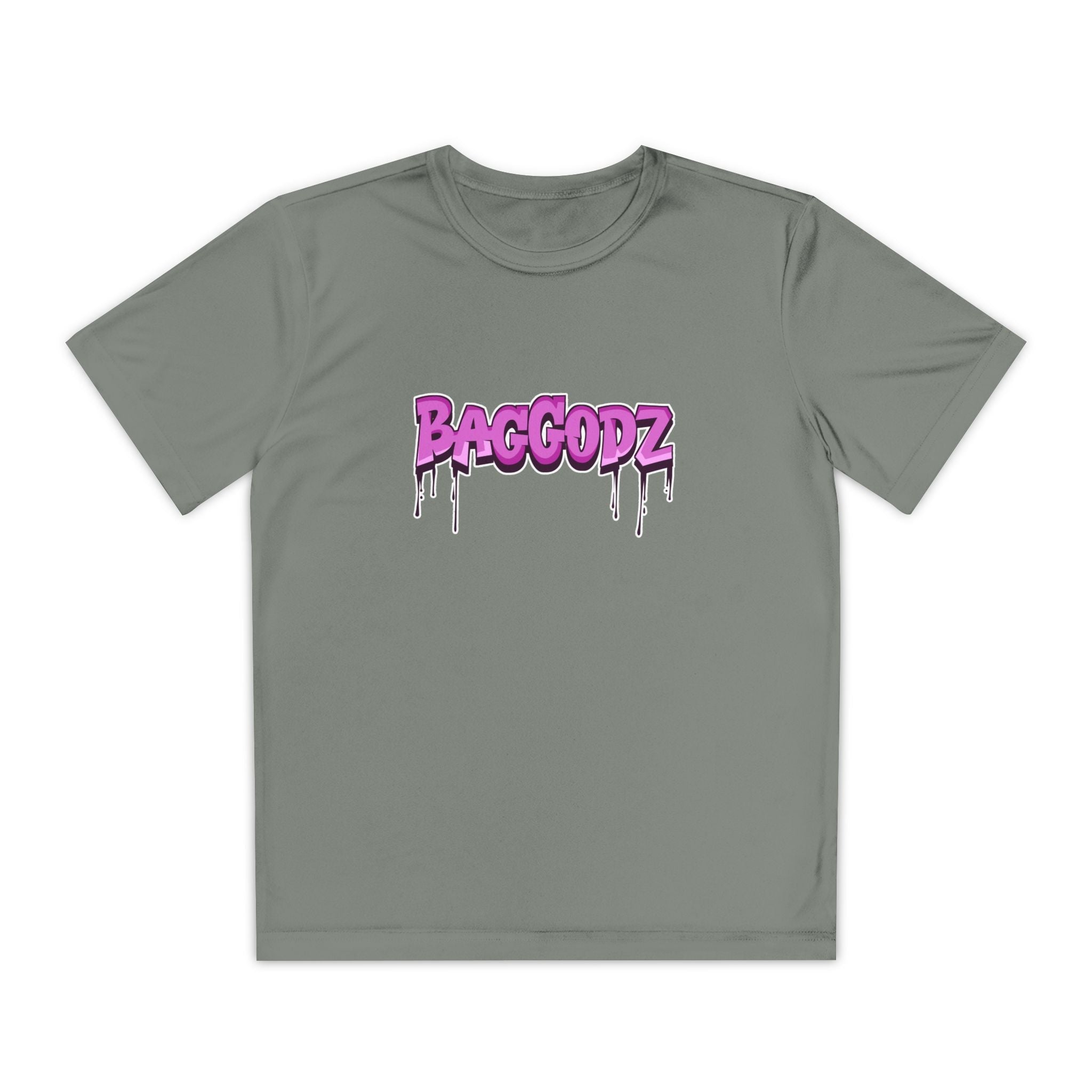 BG Cornhole Youth BagGodz Drip Performance Tee - Multiple Colors