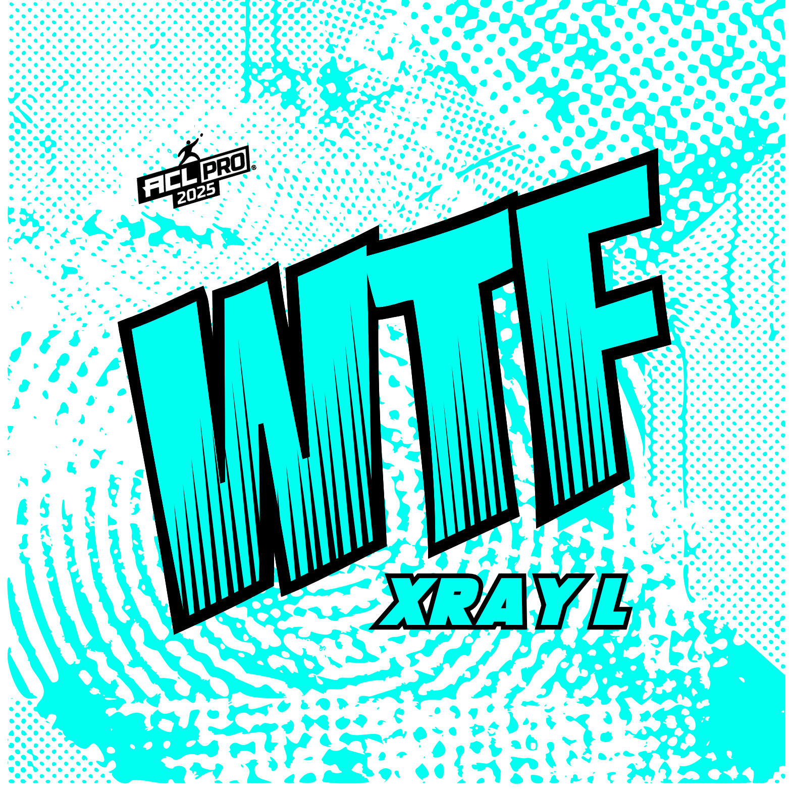 2026 WTF Cornhole X-RAY Aqua carpet - ACL Pro Stamped Cornhole Bags - Set of 4 bags