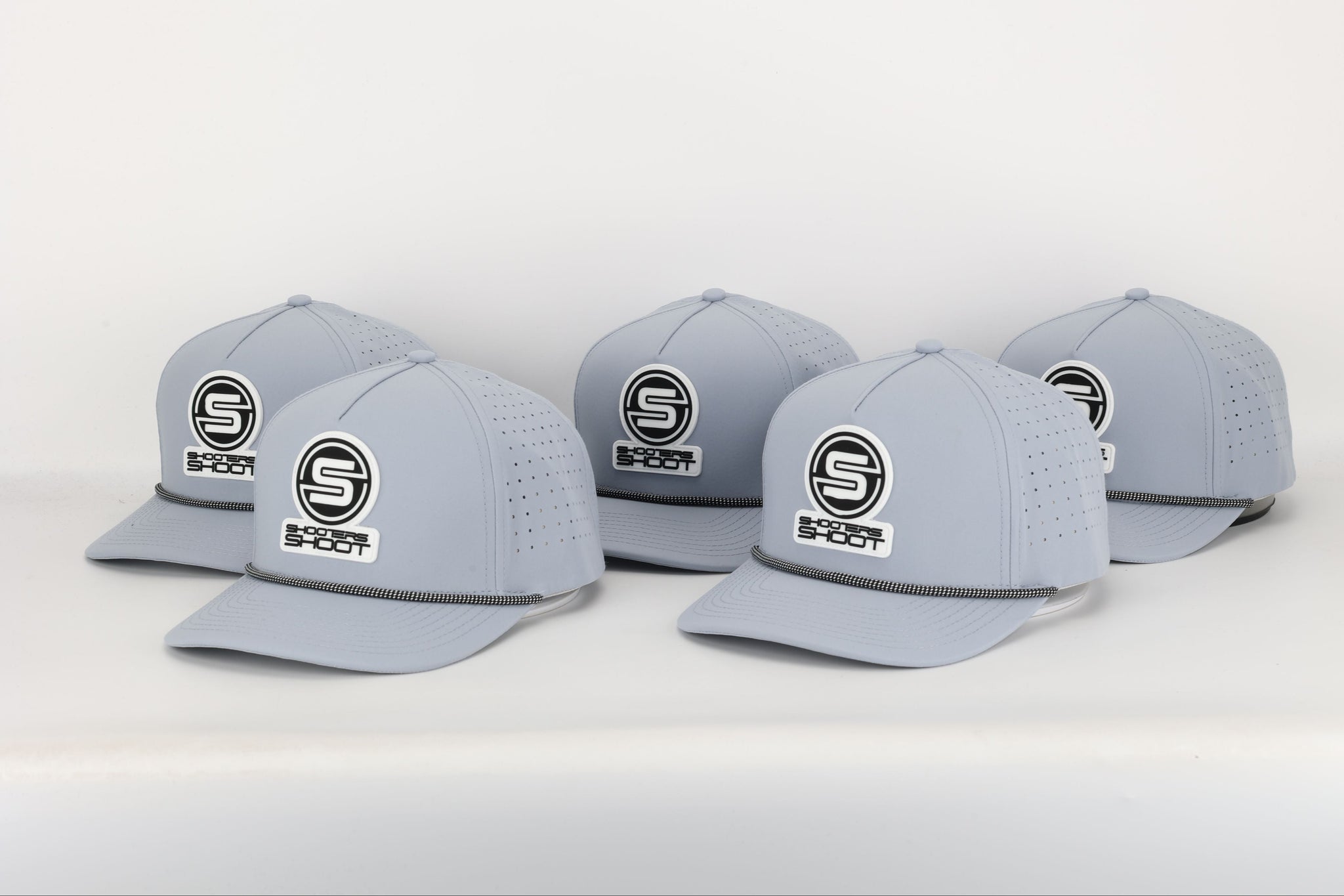 Killshots Cornhole 5 Panel Snap-Back Rope Hat - Rubber Patch