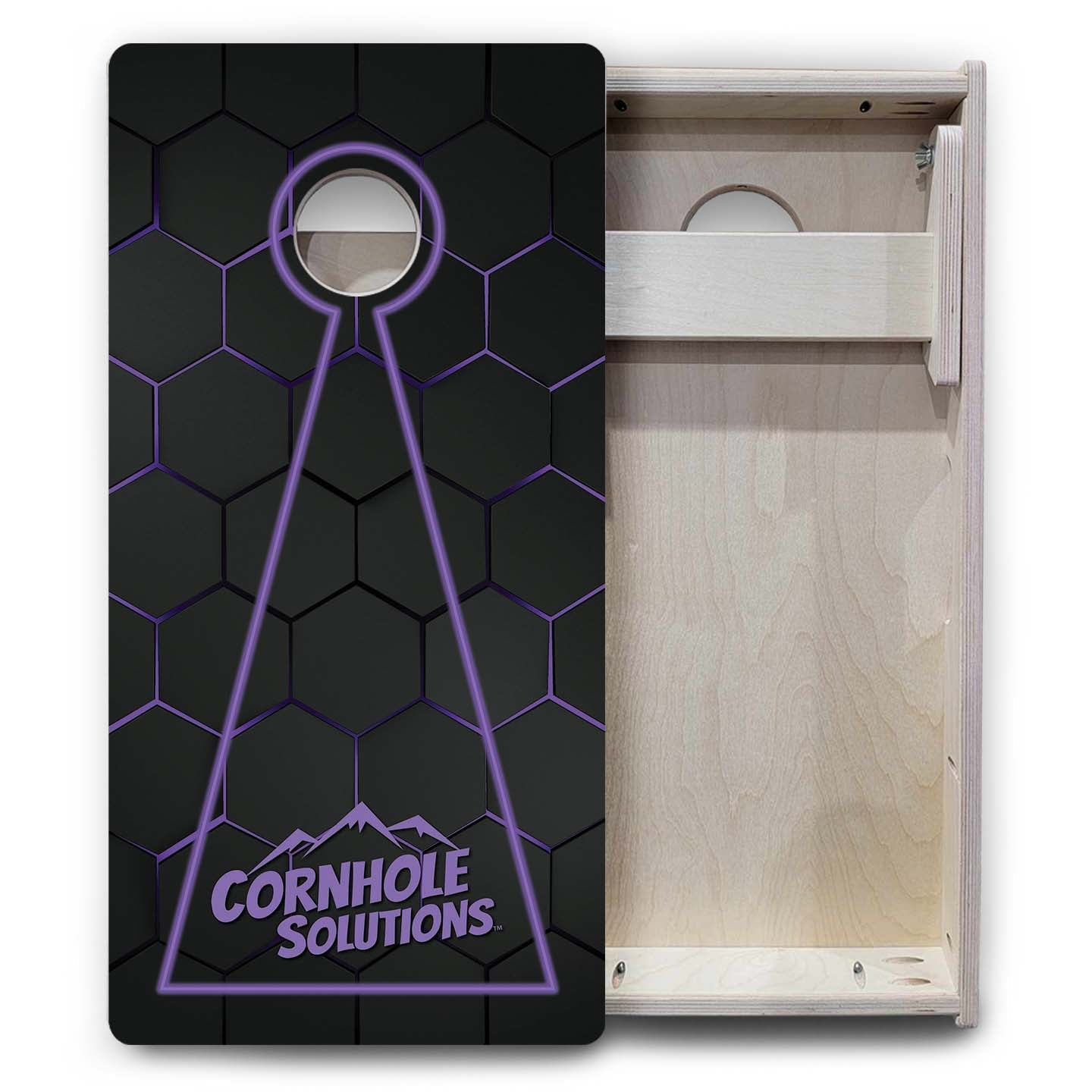 Vacation Cornhole Boards - Neon Nightfall