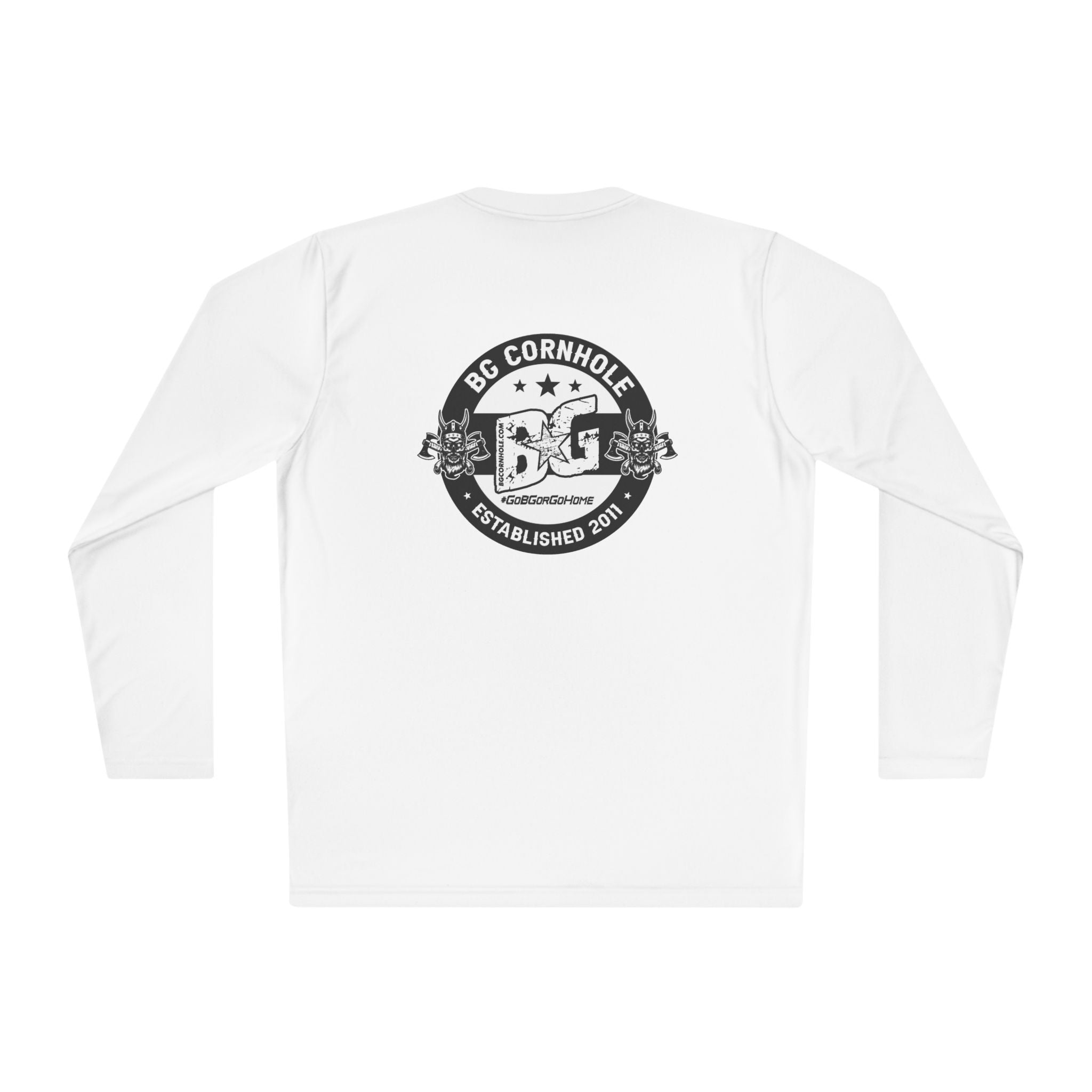 BG Cornhole Unisex Lightweight Polyester Long Sleeve Tee - Multiple Colors