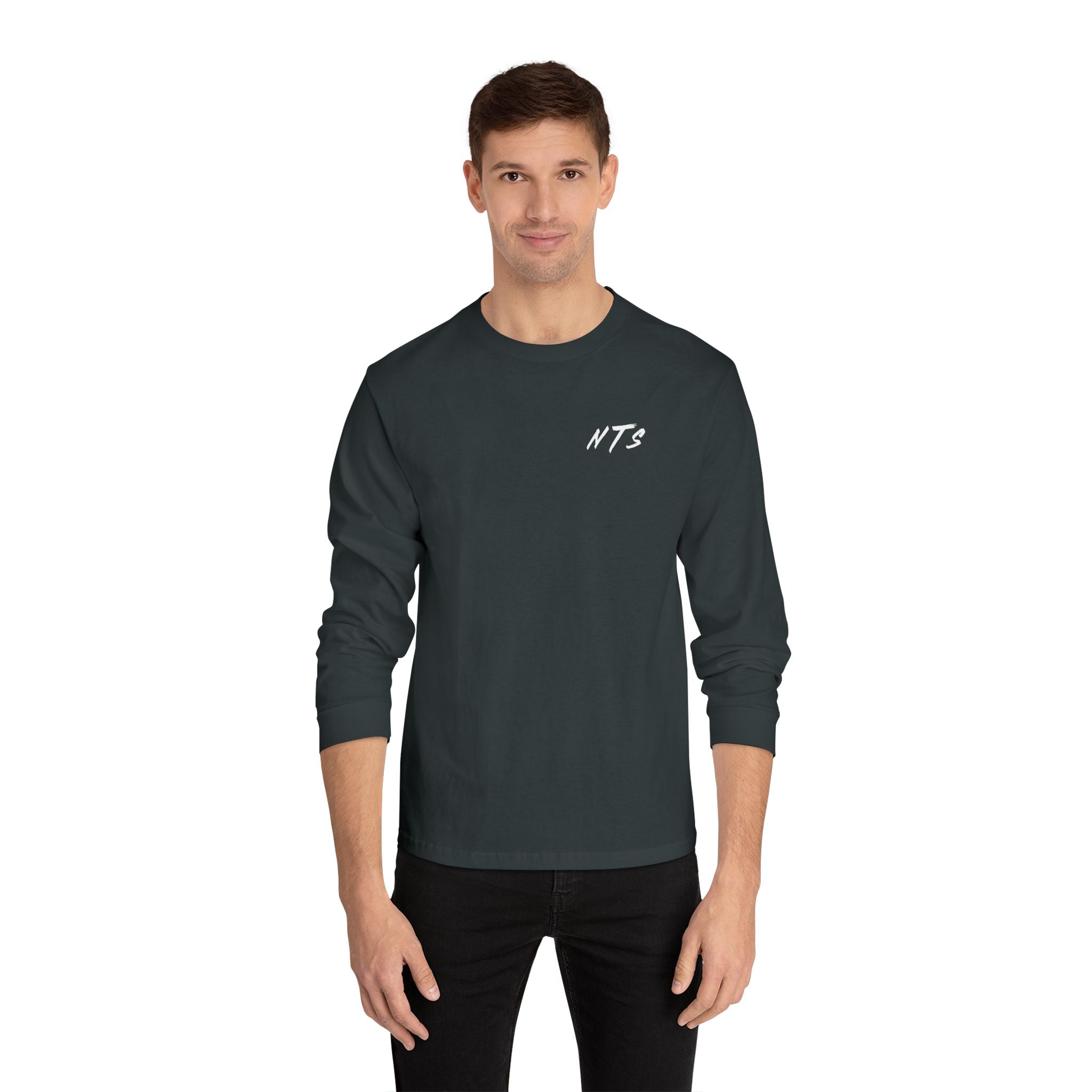 NICE Throw Shop Unisex Long Sleeve Tee with NTS Design – Multiple Colors