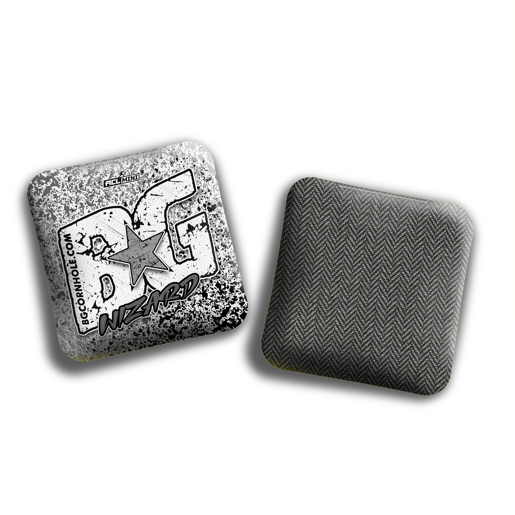 BG Cornhole 2025 BG Wizard 4" Mini Cornhole Bags - “MULTI SPLATTER” - Set of 4 Bags