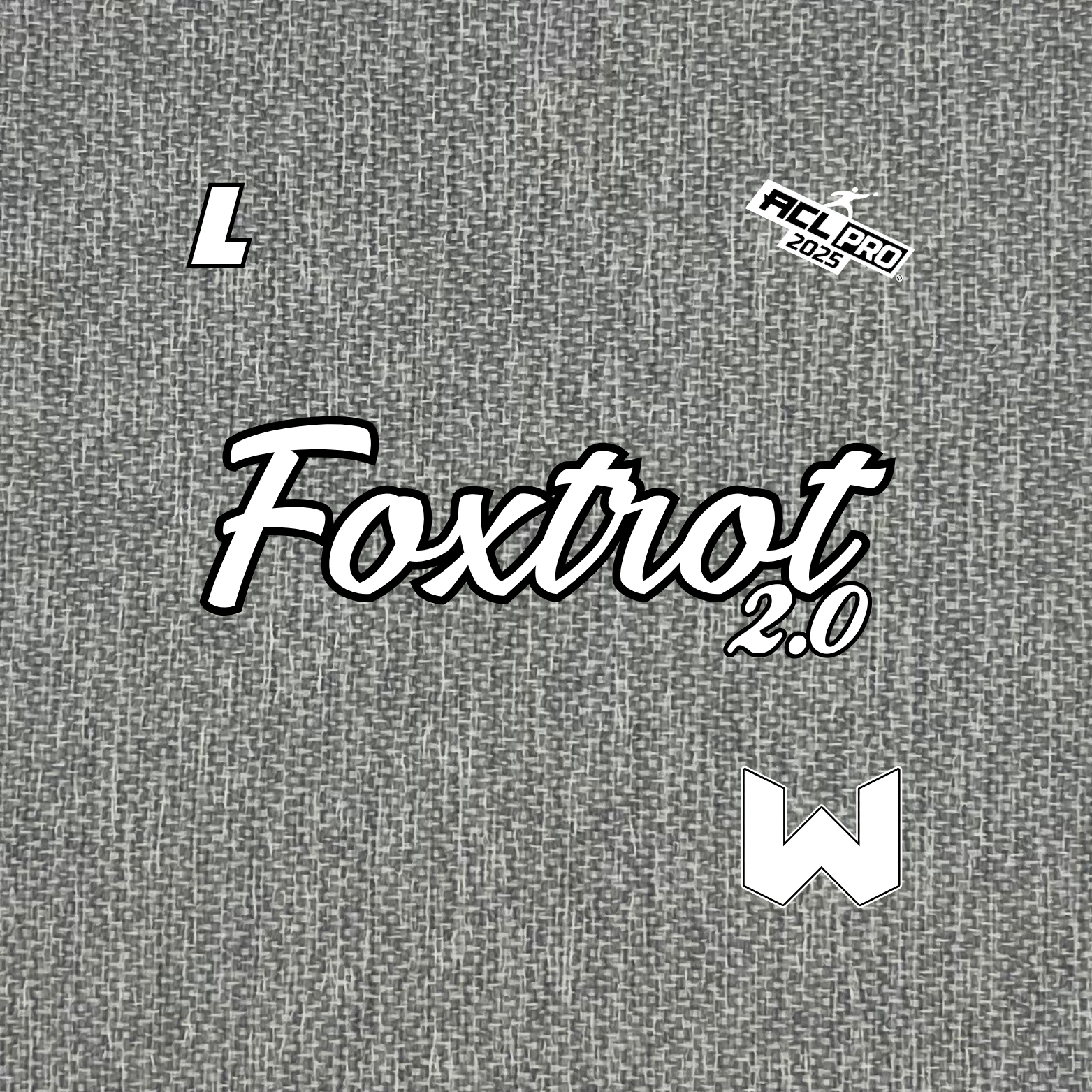 2026 WTF Cornhole Foxtrot 2.0 Simple - ACL Pro Stamped Cornhole Bags - Set of 4 bags