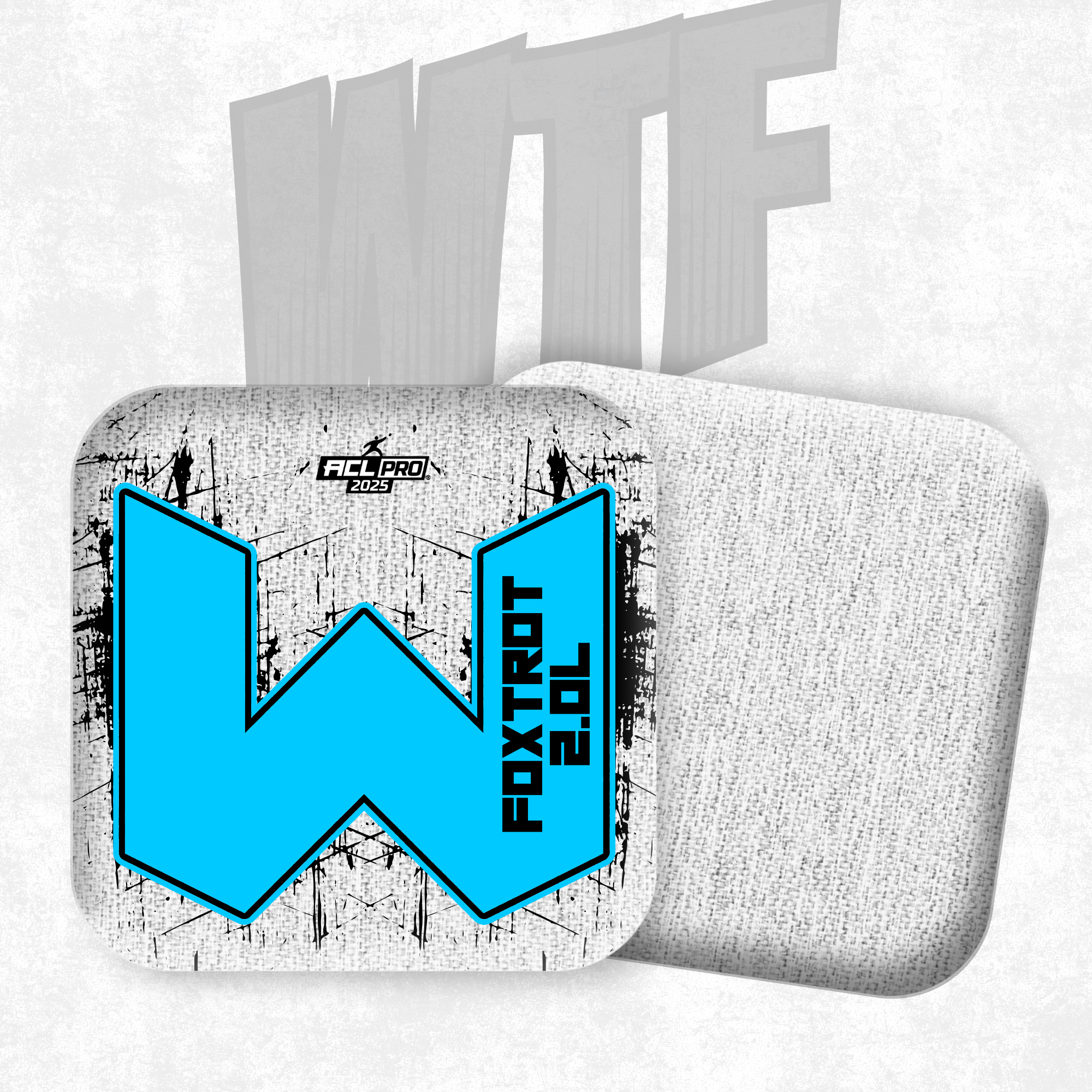 2026 WTF Cornhole Foxtrot 2.0 - ACL Pro Stamped Cornhole Bags - Set of 4 bags