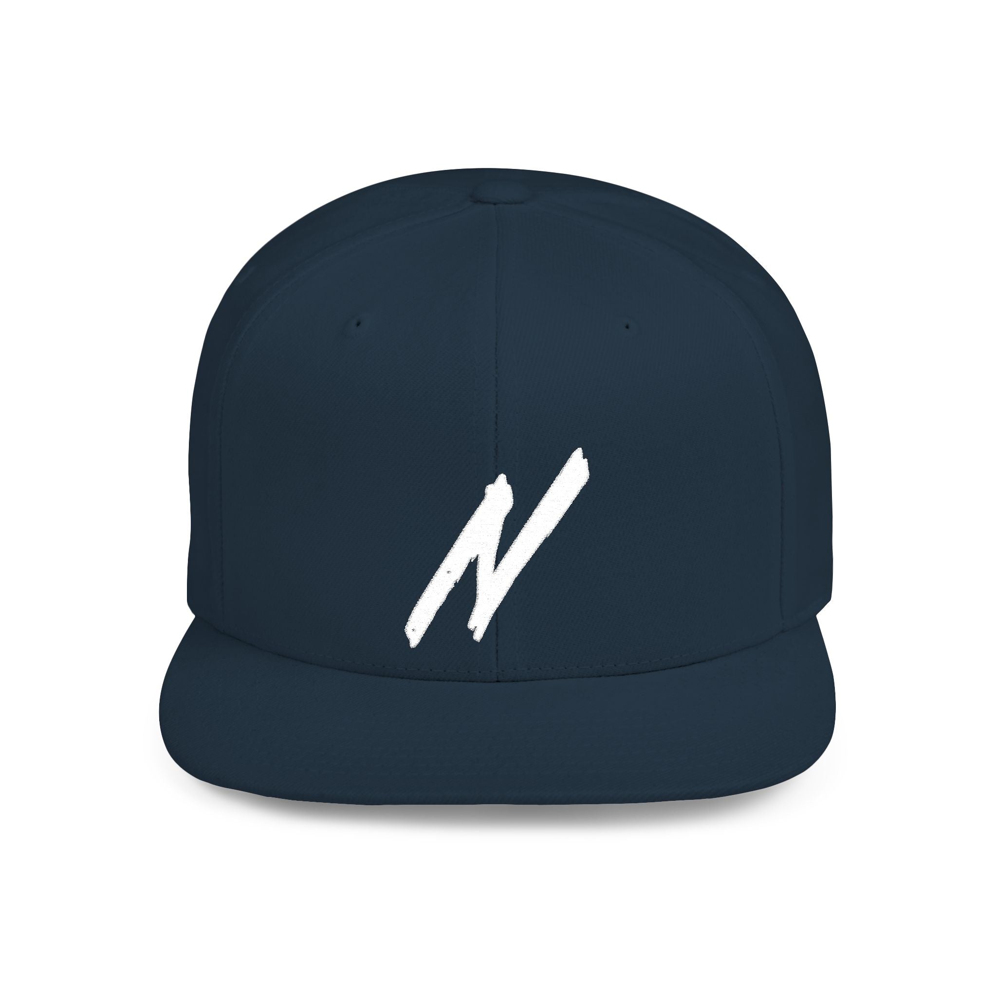 NICE Throw Shop Flat Bill Snapback with N Design – Multiple Colors