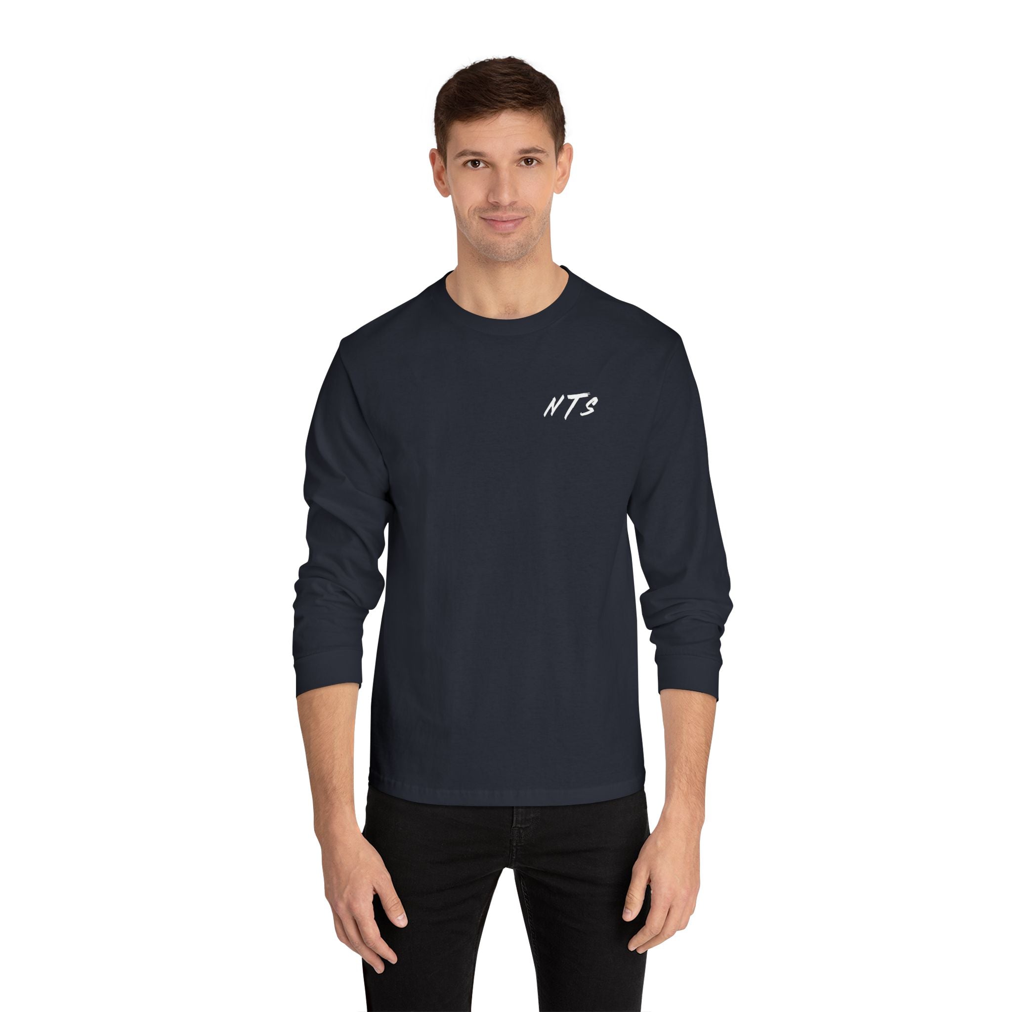 NICE Throw Shop Unisex Long Sleeve Tee with NTS Design – Multiple Colors