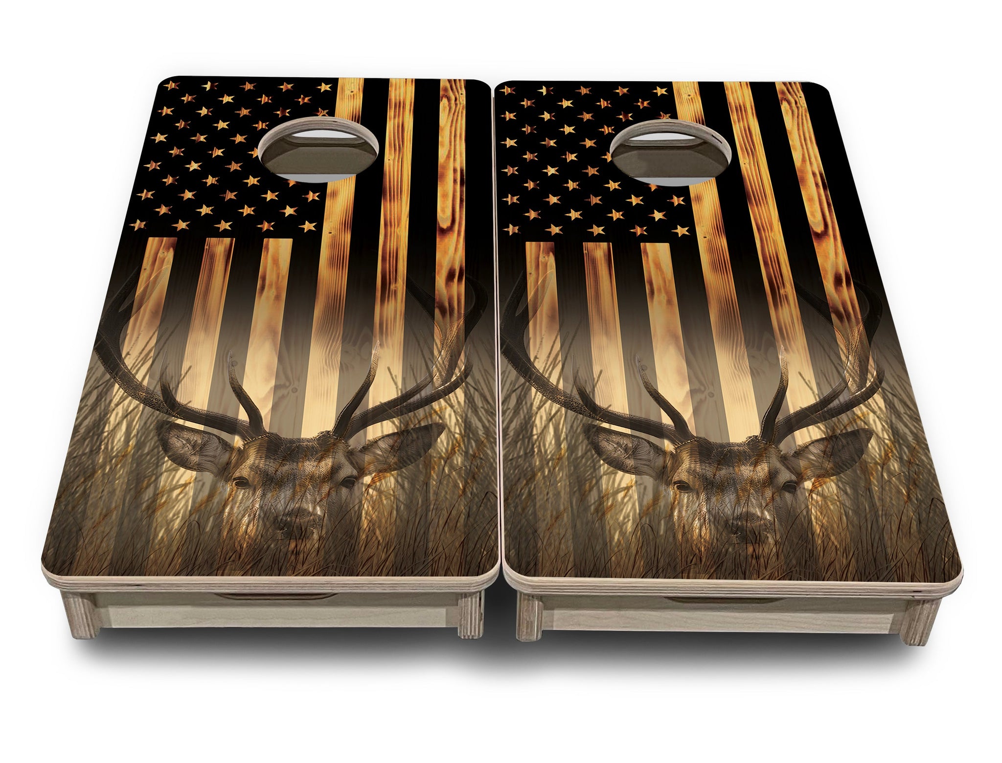 Mini Cornhole Boards - Hidden Deer & Fish