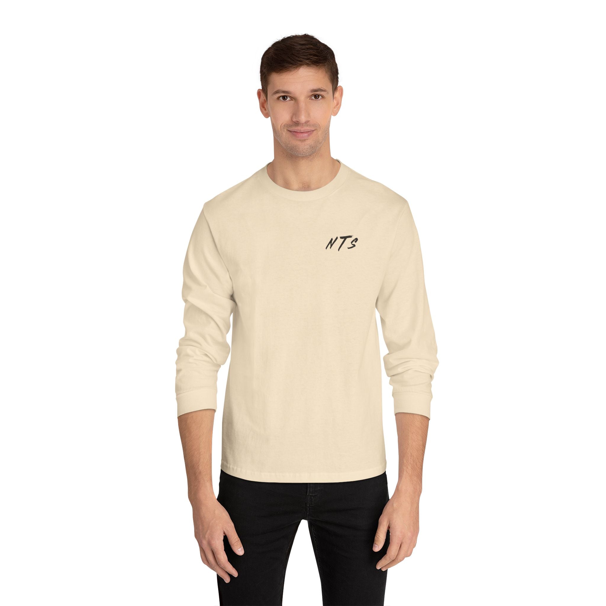 NICE Throw Shop Unisex Long Sleeve Tee with NTS Design – Multiple Colors