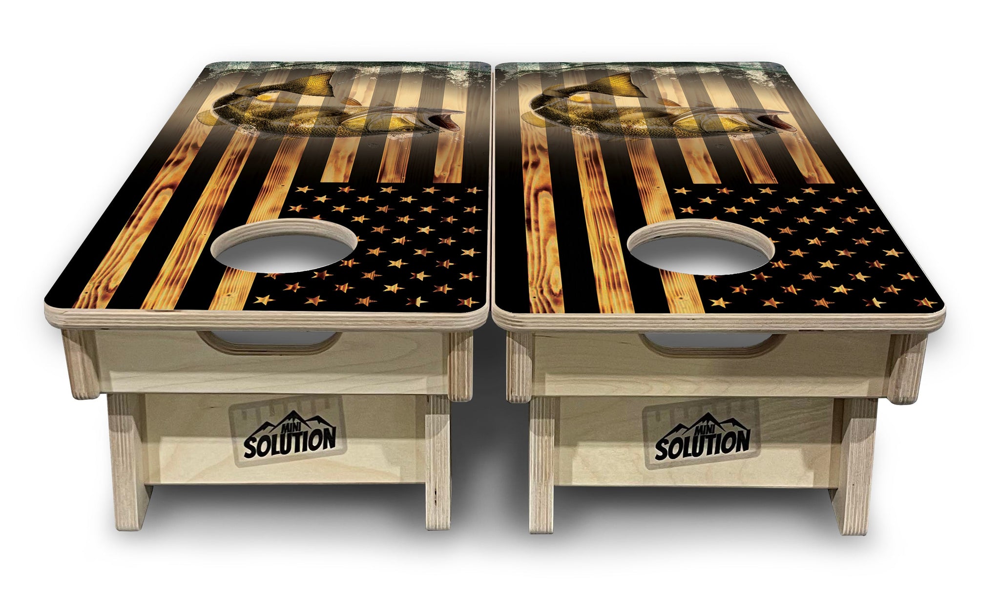 Mini Cornhole Boards - Hidden Deer & Fish