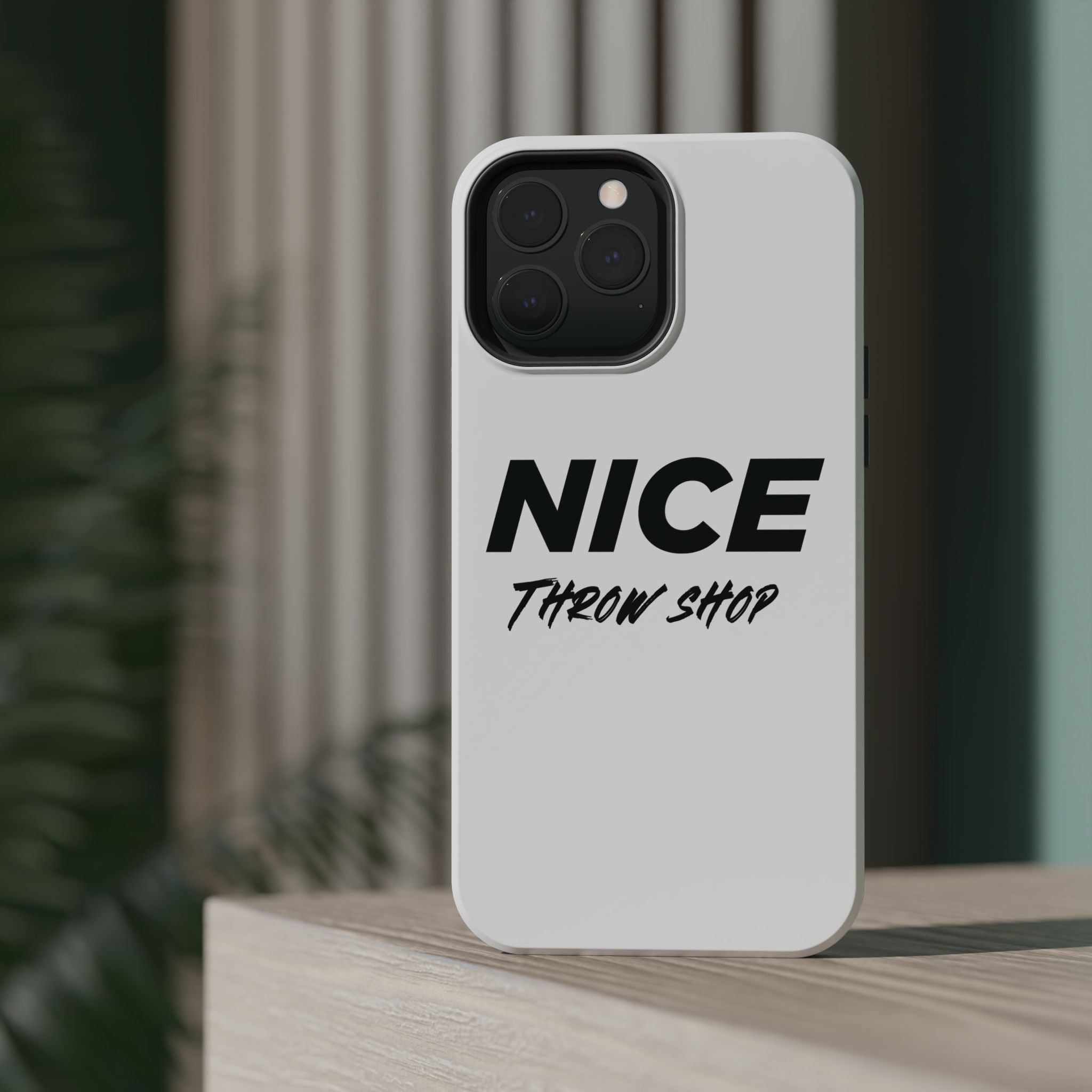 NICE Throw Shop Magnetic iPhone Case – Durable MagSafe® Cover (Supports Multiple Models)