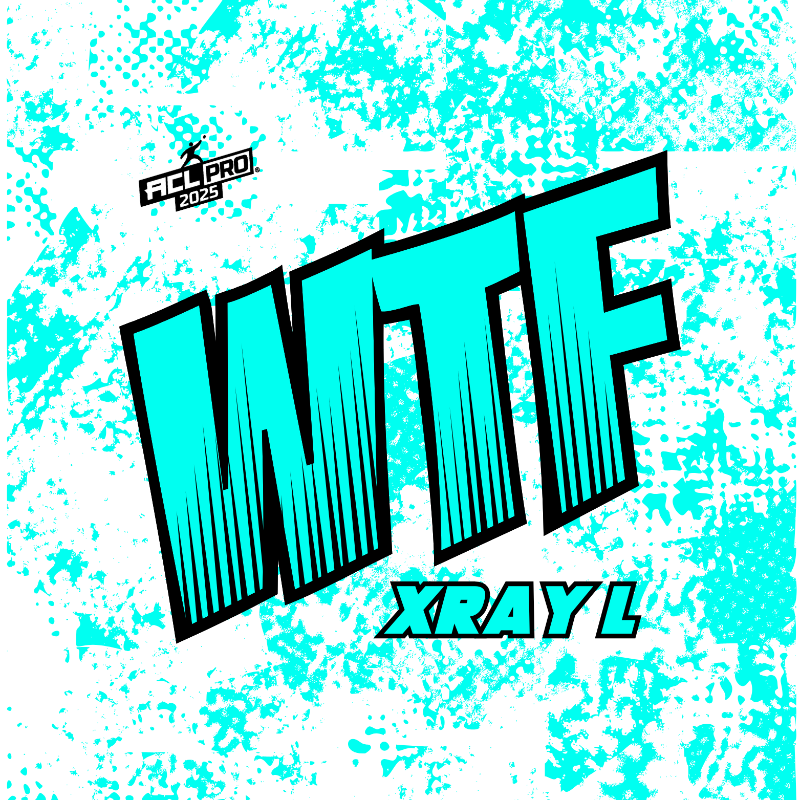 2026 WTF Cornhole X-RAY Aqua carpet - ACL Pro Stamped Cornhole Bags - Set of 4 bags